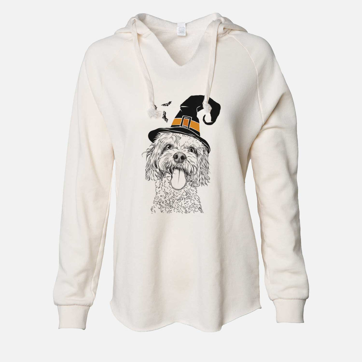 Witch Barney the Cavachon - Cali Wave Hooded Sweatshirt