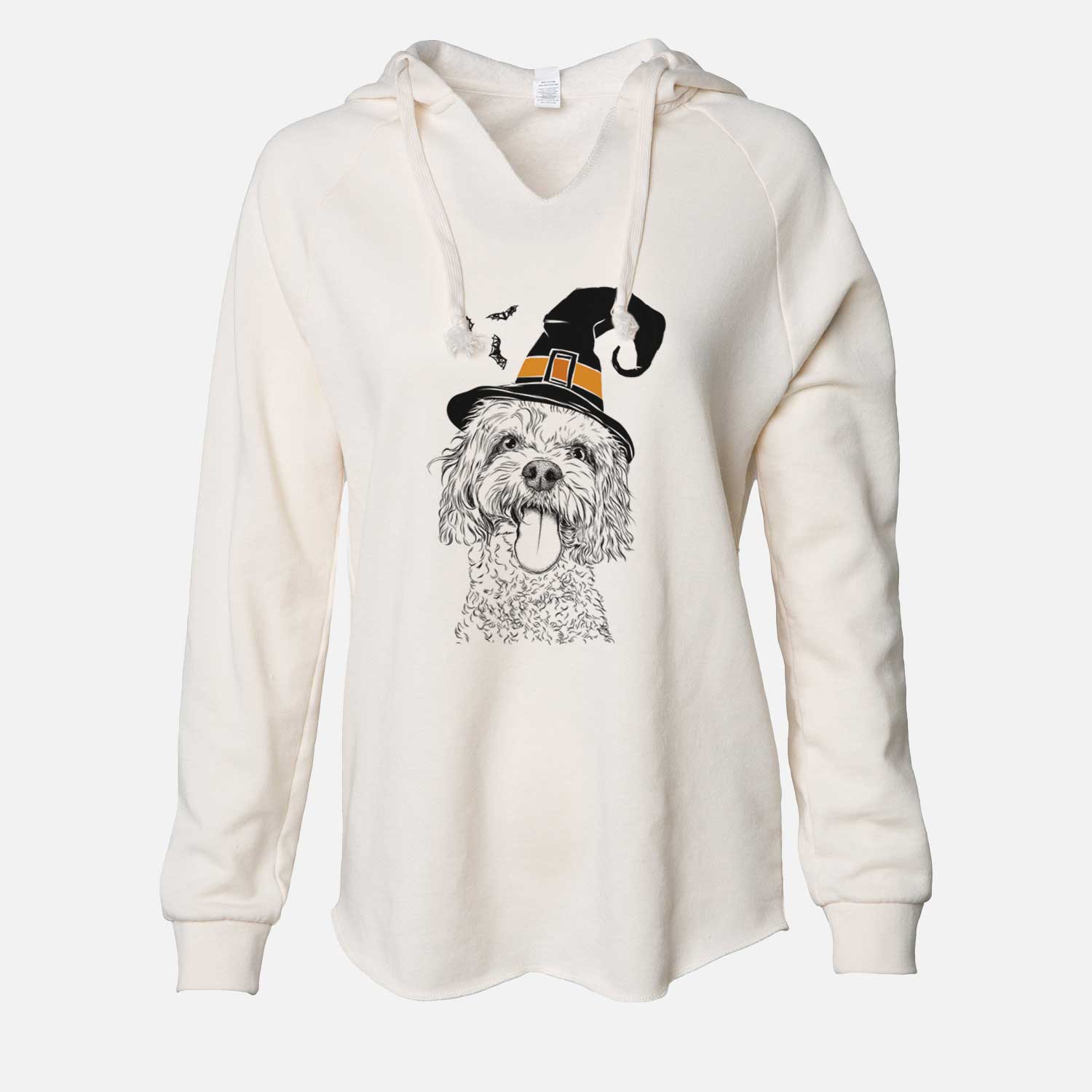 Witch Barney the Cavachon - Cali Wave Hooded Sweatshirt