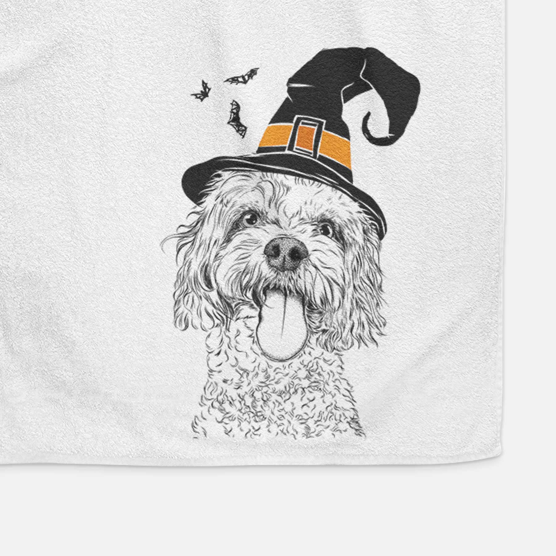 Barney the Cavachon Decorative Hand Towel