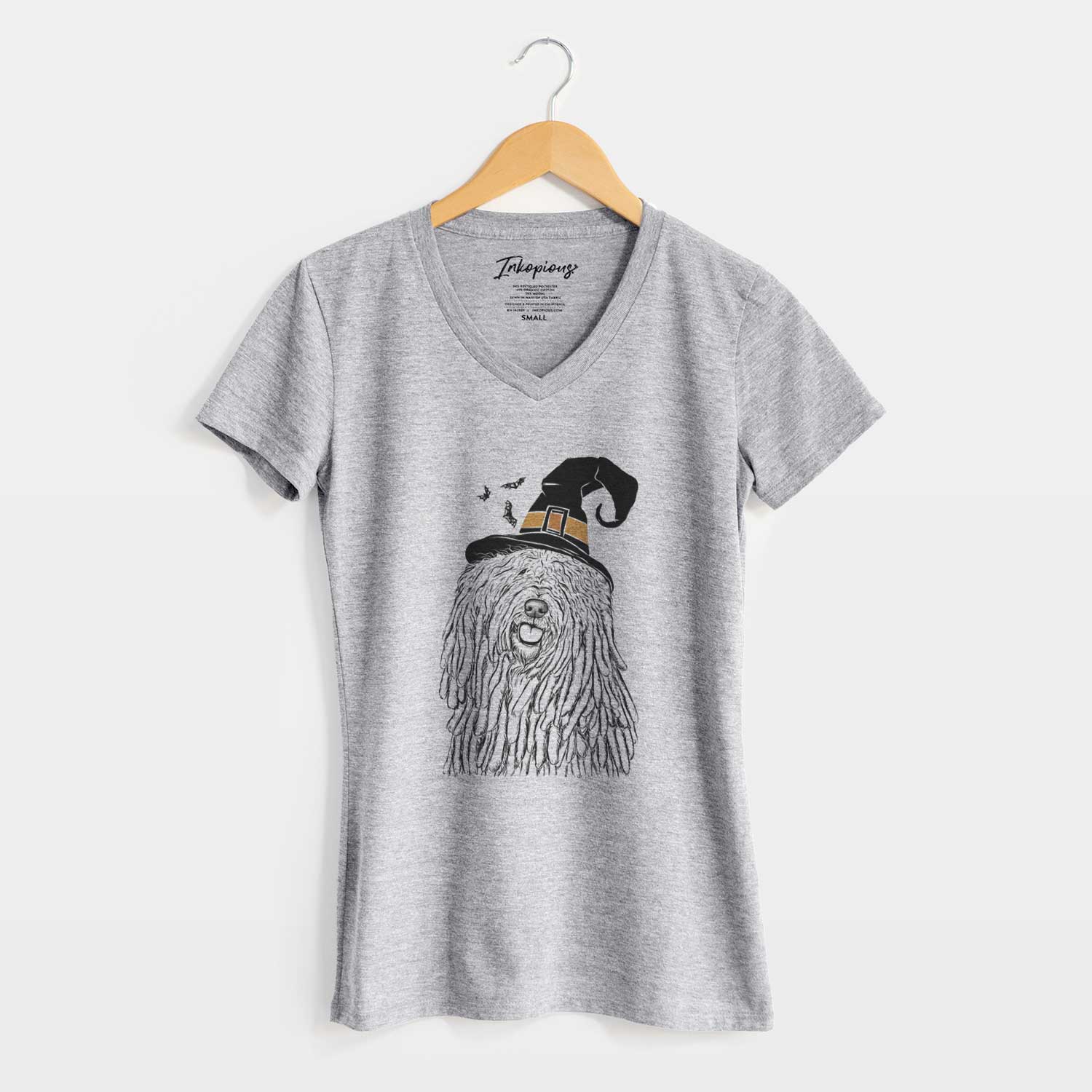 Witch Barry the Komondor - Women's V-neck Shirt