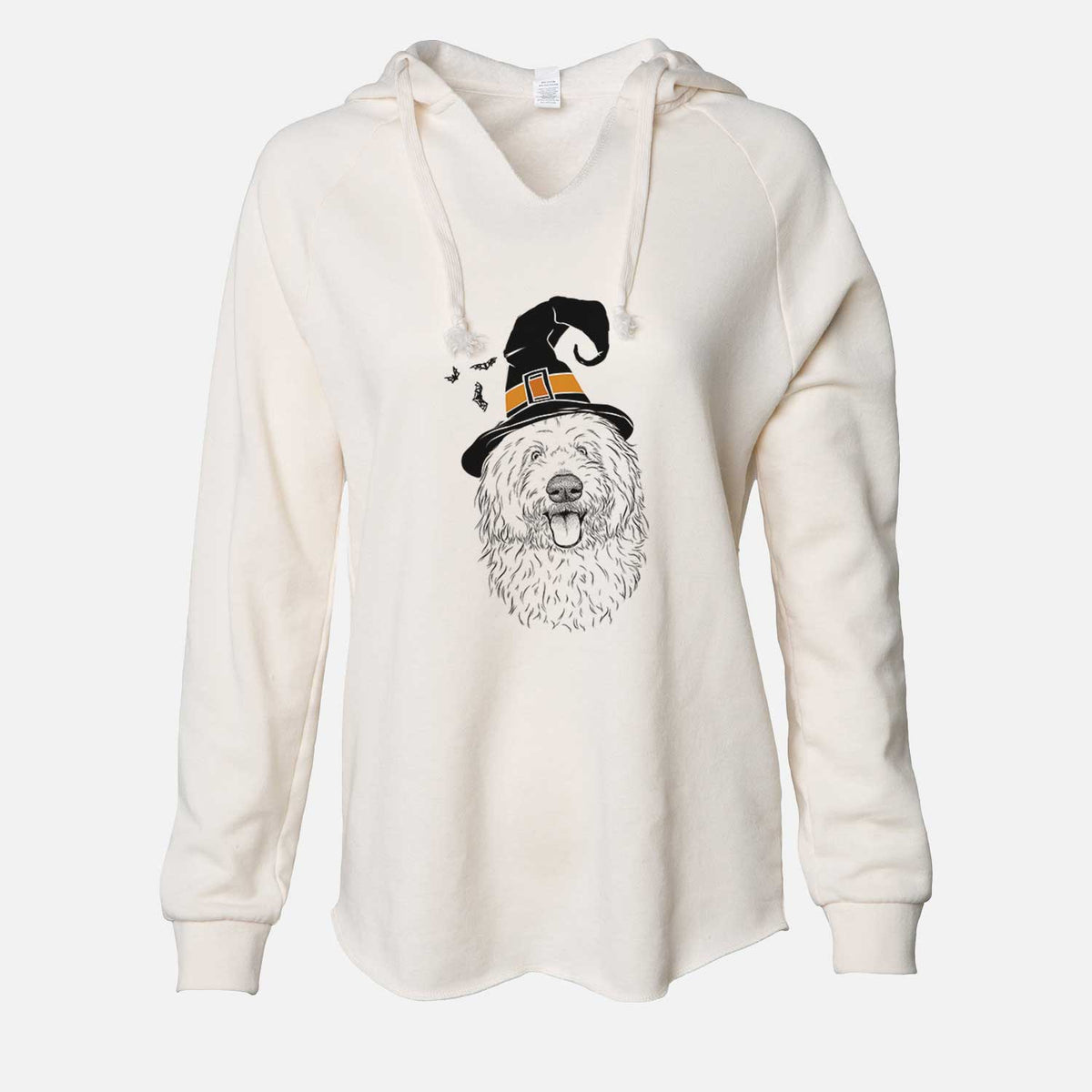 Witch Barry the Old English Sheepdog - Cali Wave Hooded Sweatshirt