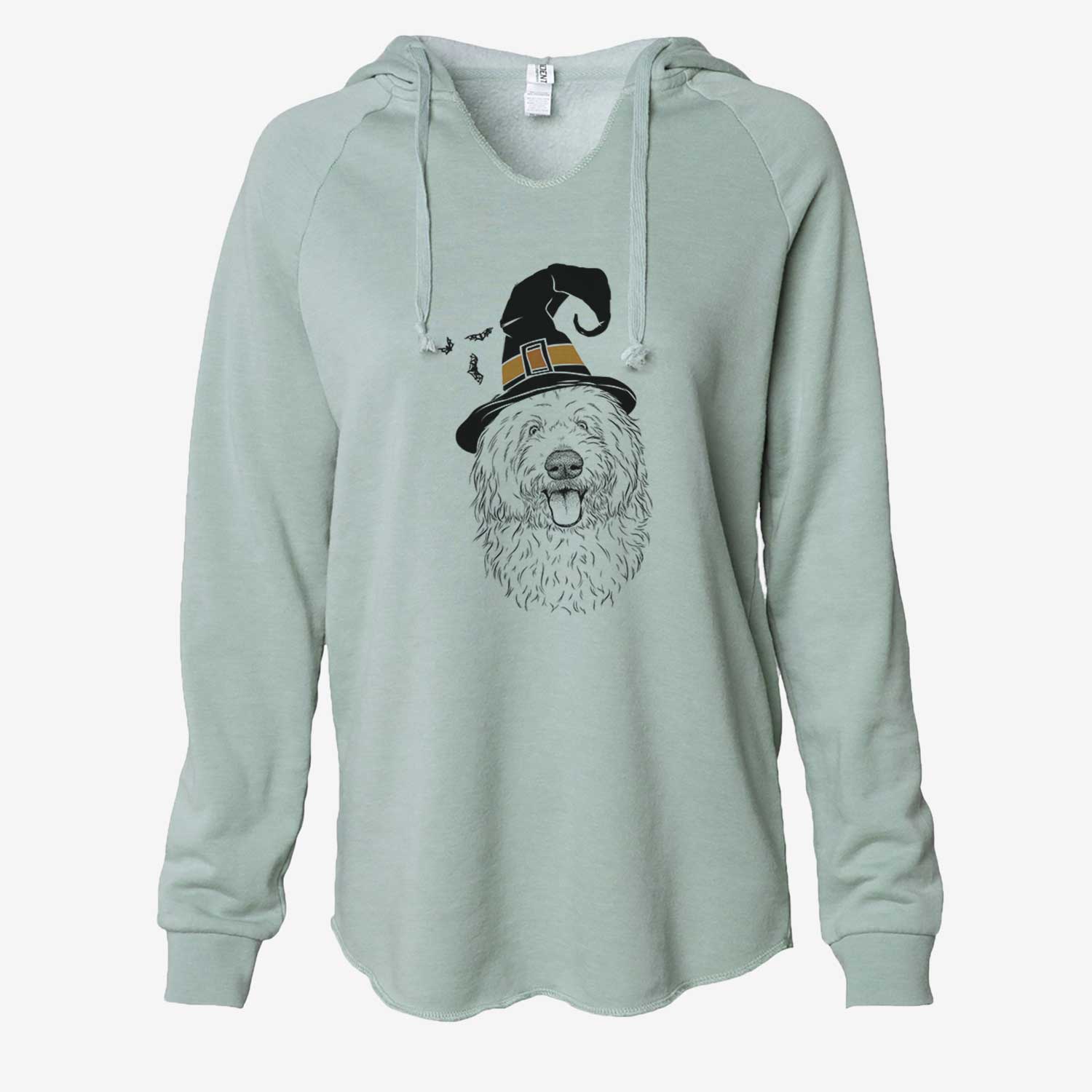 Witch Barry the Old English Sheepdog - Cali Wave Hooded Sweatshirt