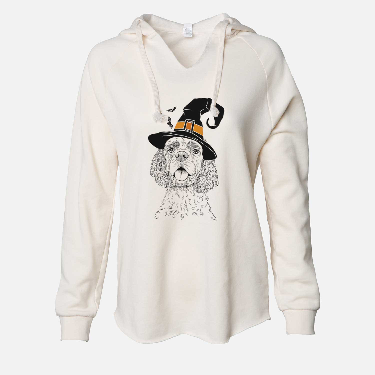 Witch Baxter the American Cocker Spaniel - Cali Wave Hooded Sweatshirt