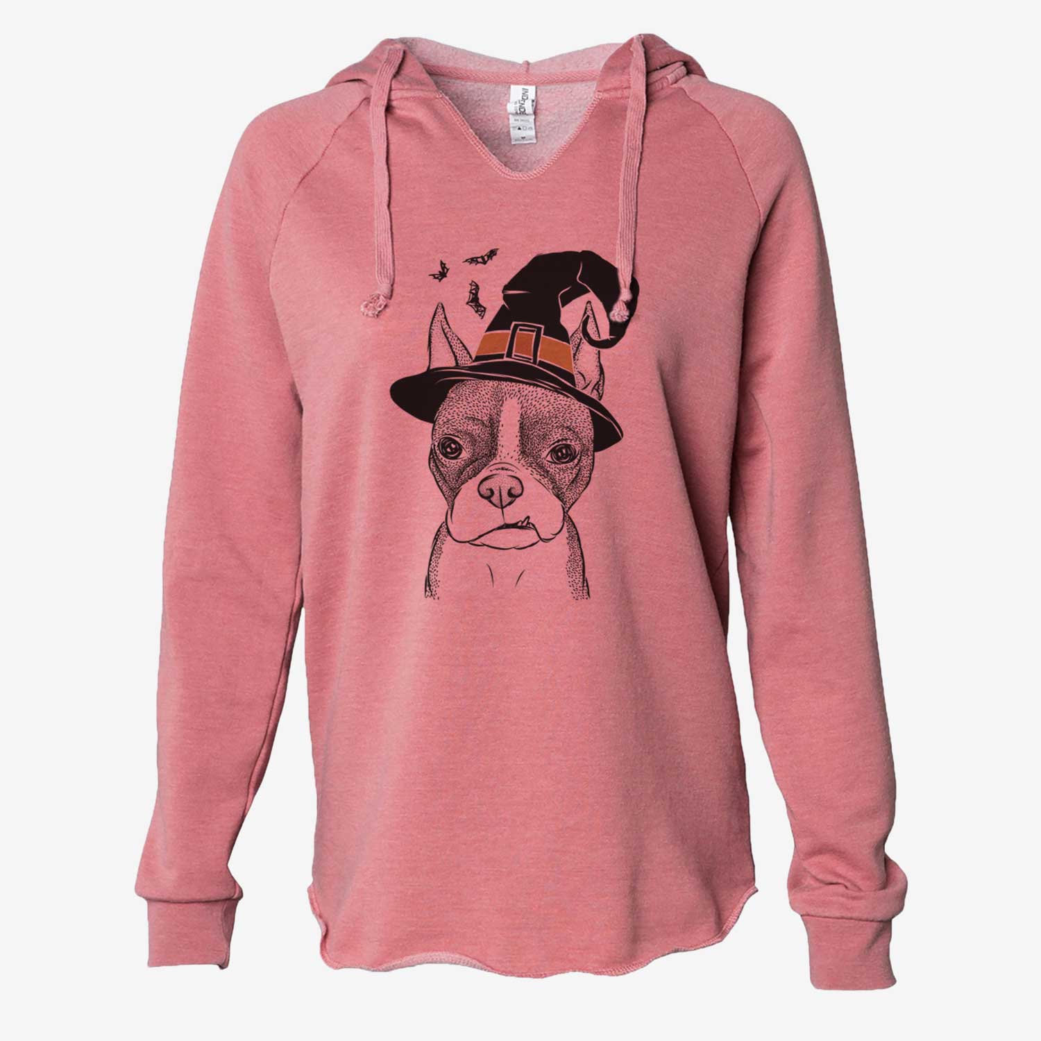 Witch Bean the Boston Terrier - Cali Wave Hooded Sweatshirt