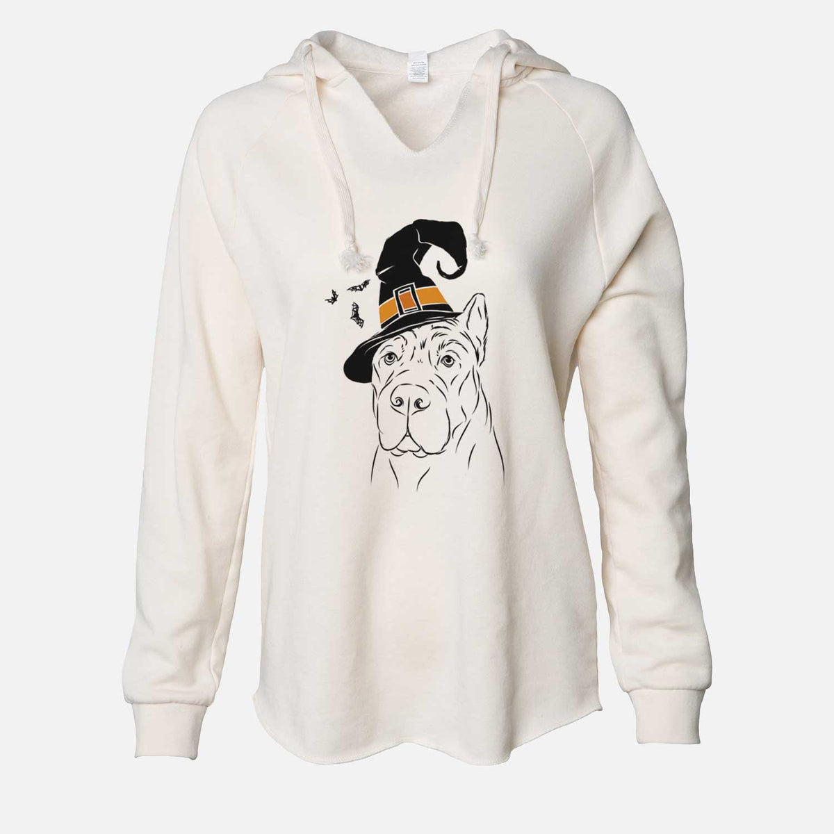 Witch Bearson the Cane Corso - Cali Wave Hooded Sweatshirt