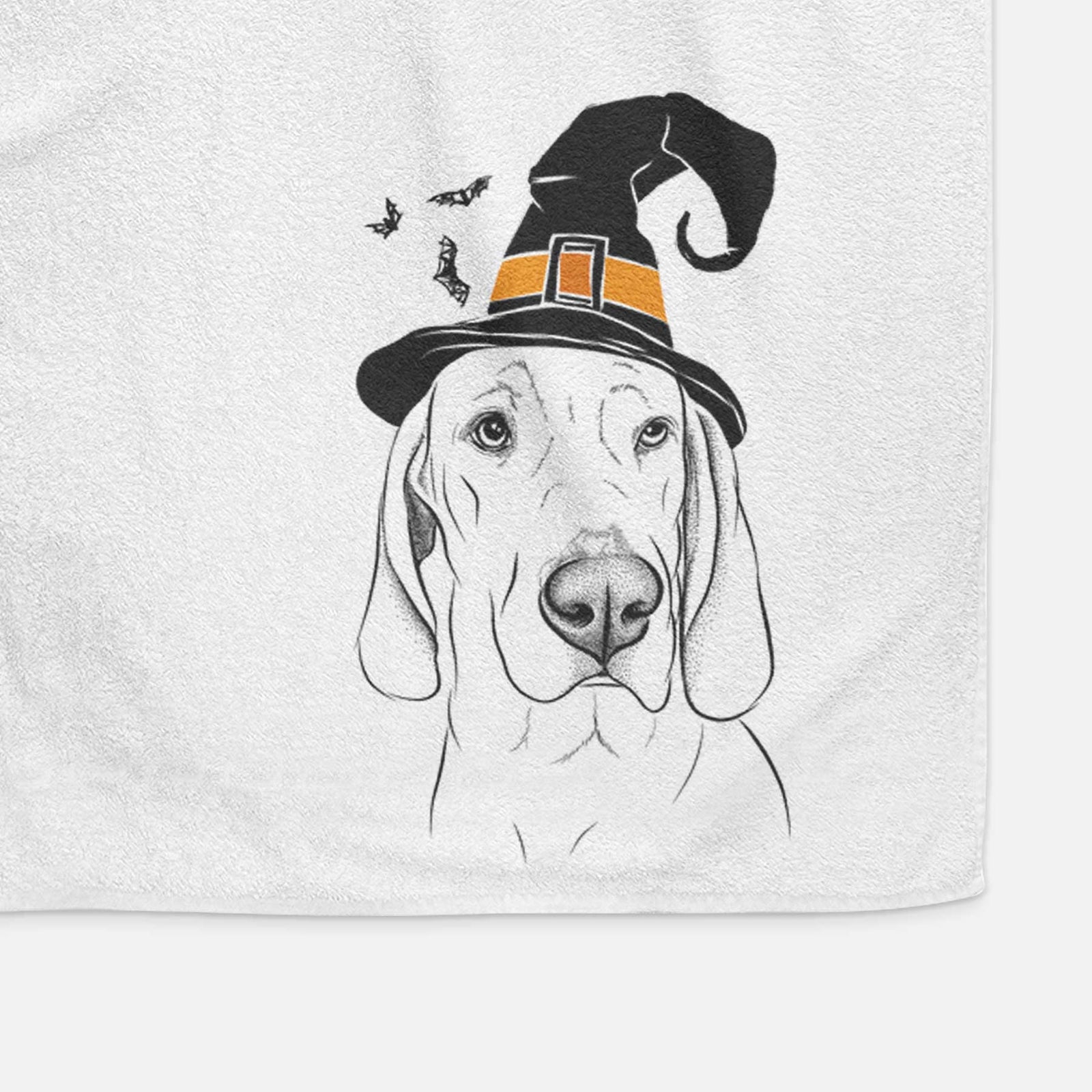 Beauregard the American Redbone Coonhound Decorative Hand Towel