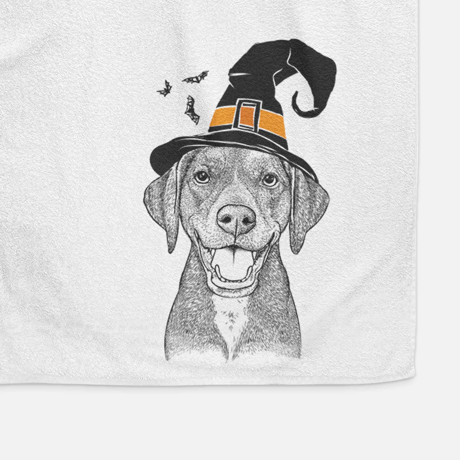 Beaver the Hound Mix Decorative Hand Towel