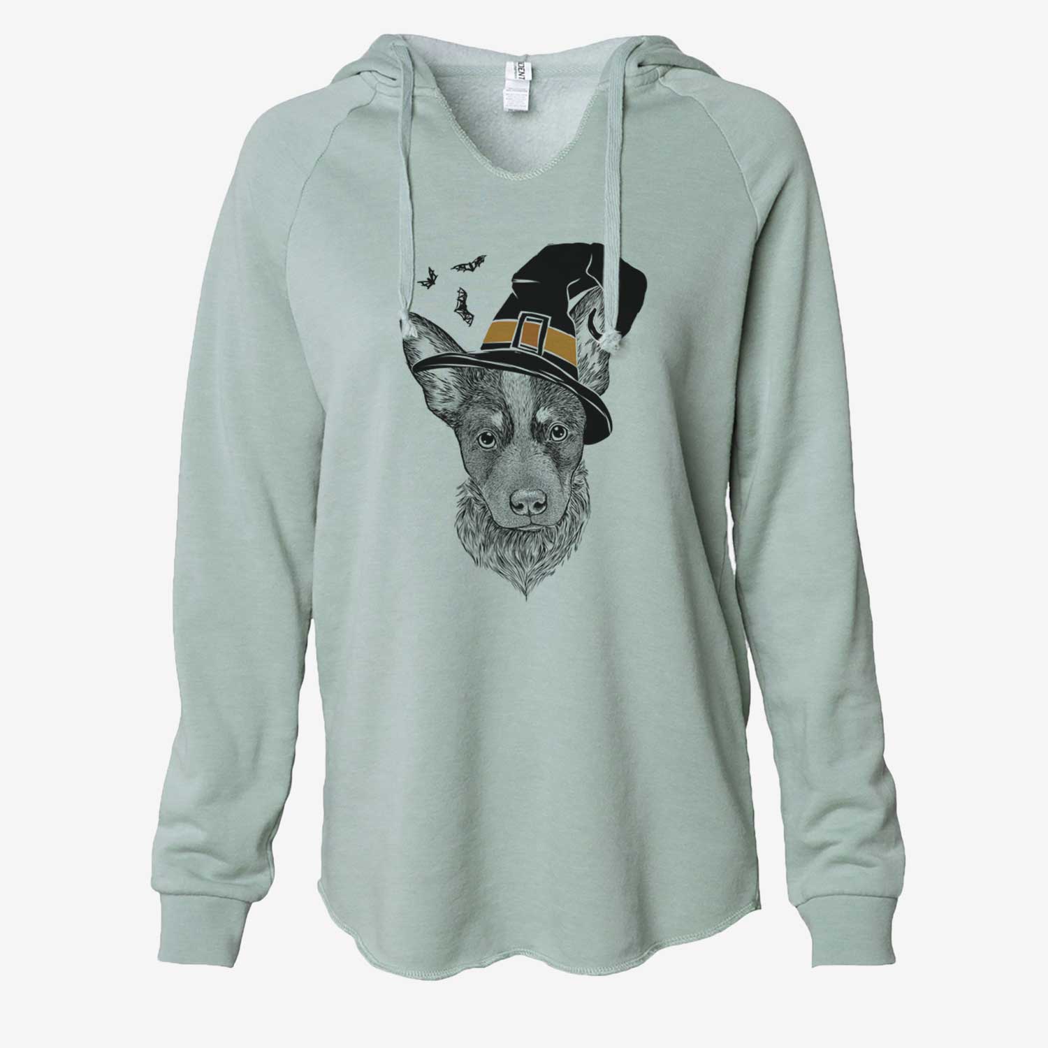 Witch Bella the Blue Heeler Puppy - Cali Wave Hooded Sweatshirt