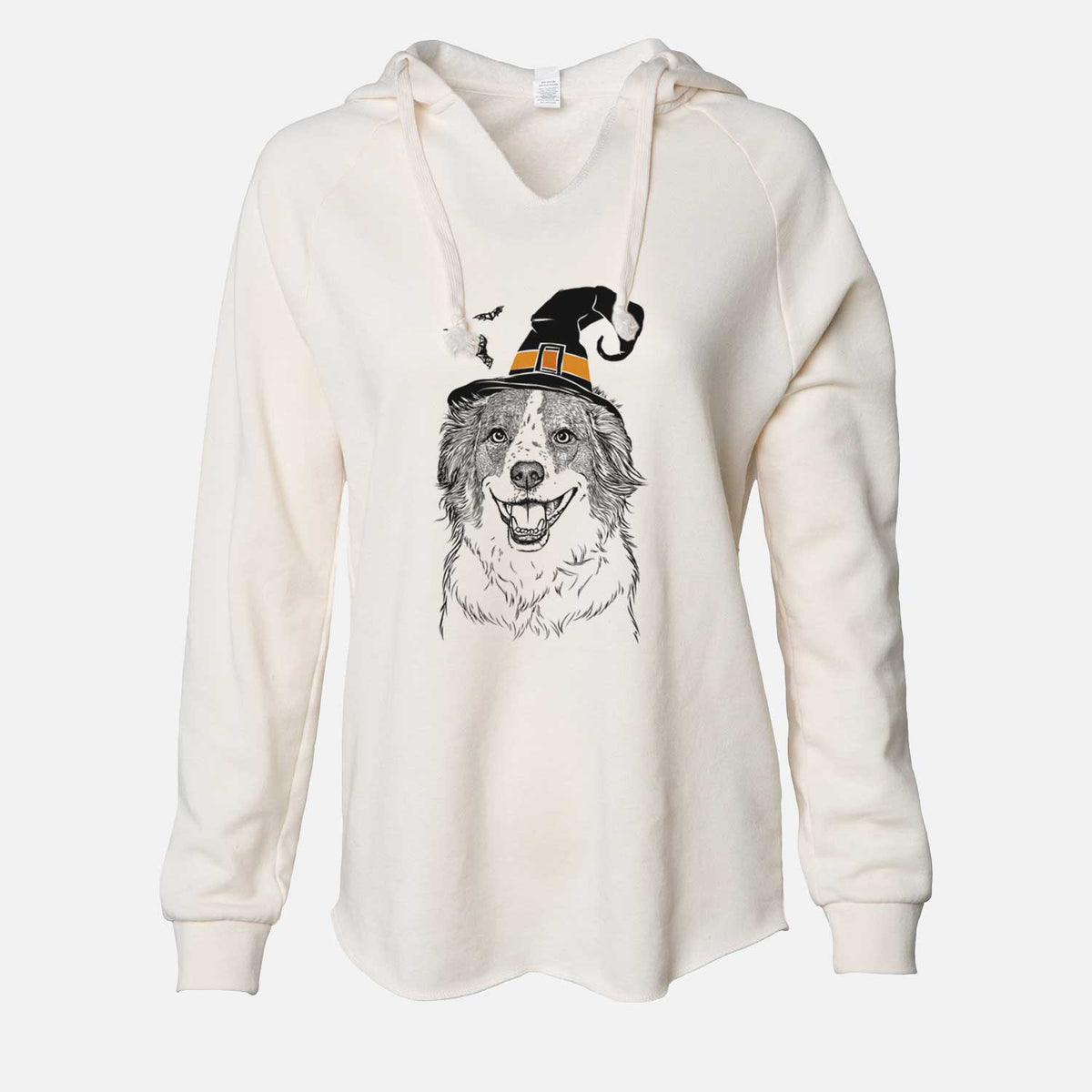 Witch Belle the Australian Shepherd Mix - Cali Wave Hooded Sweatshirt