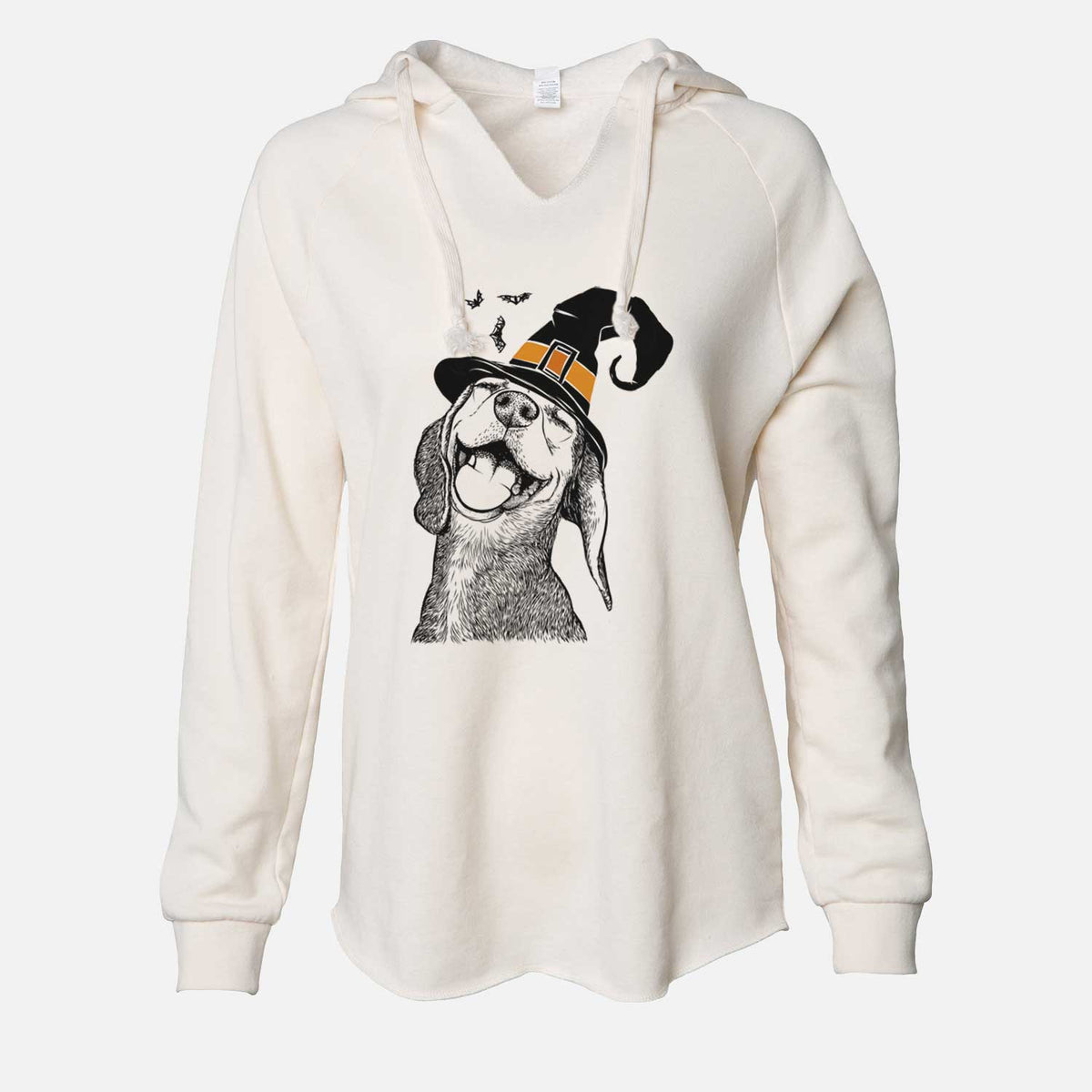 Witch Belle the Hound Mix - Cali Wave Hooded Sweatshirt