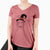 Witch Benelli the Vizsla - Women's V-neck Shirt