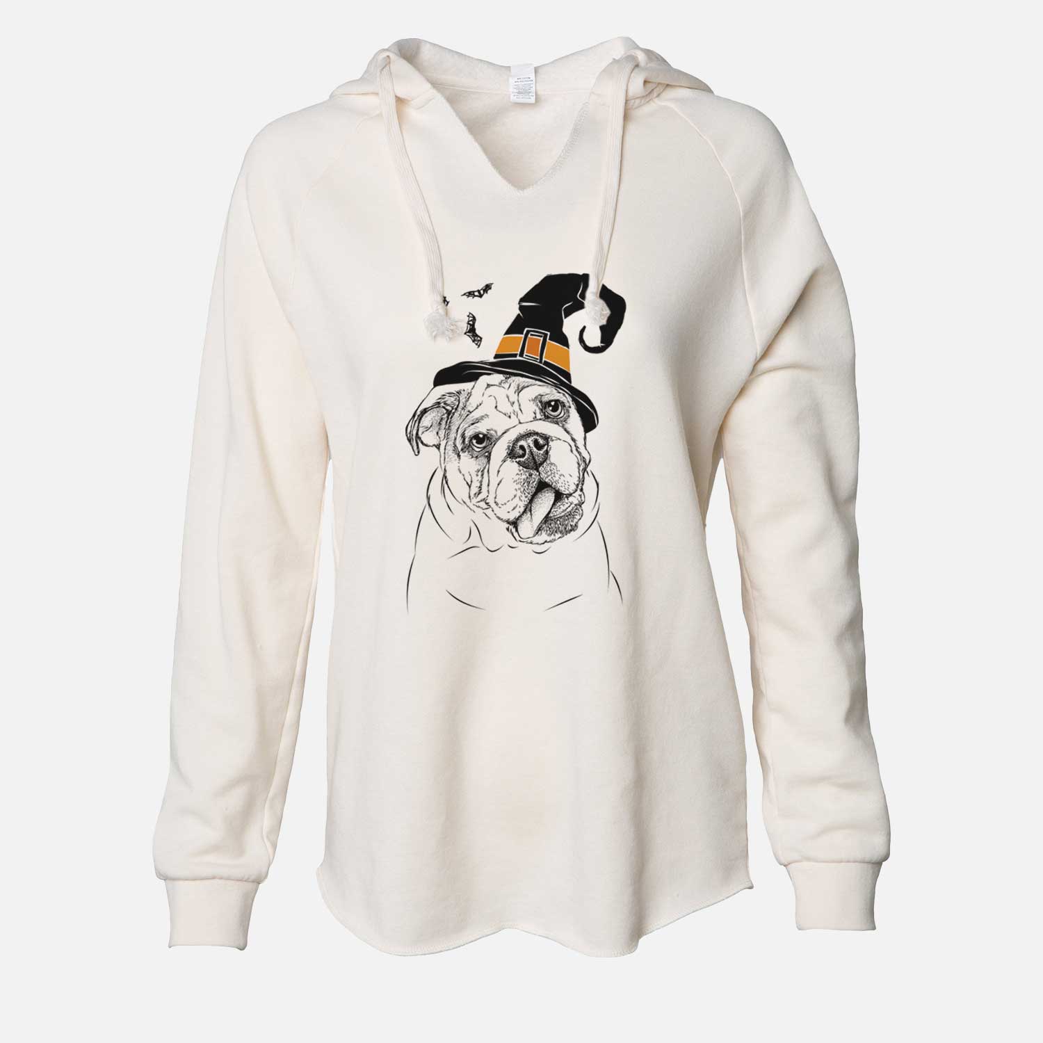 Witch Benson the English Bulldog - Cali Wave Hooded Sweatshirt