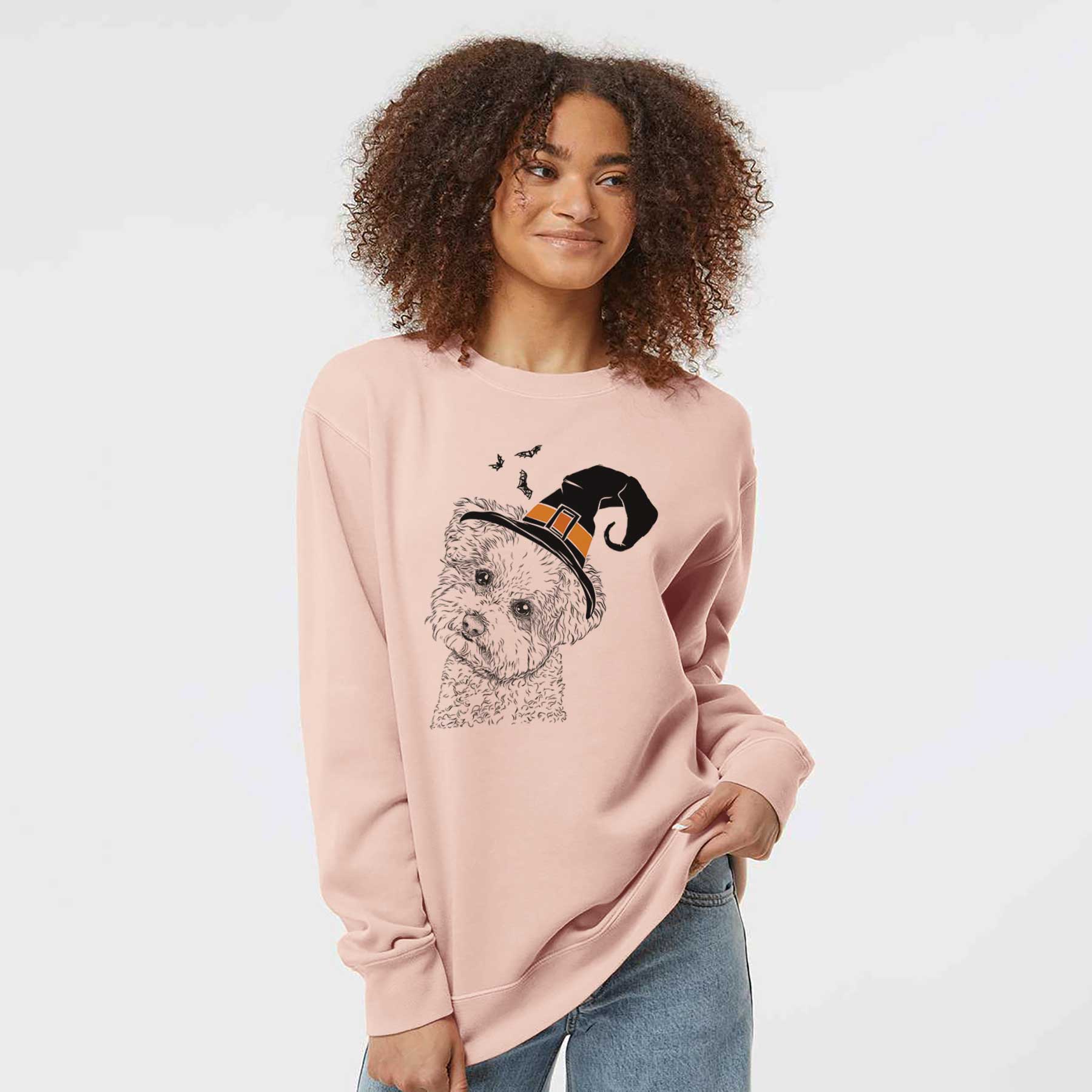 Witch Bento the Bolognese - Unisex Pigment Dyed Crew Sweatshirt