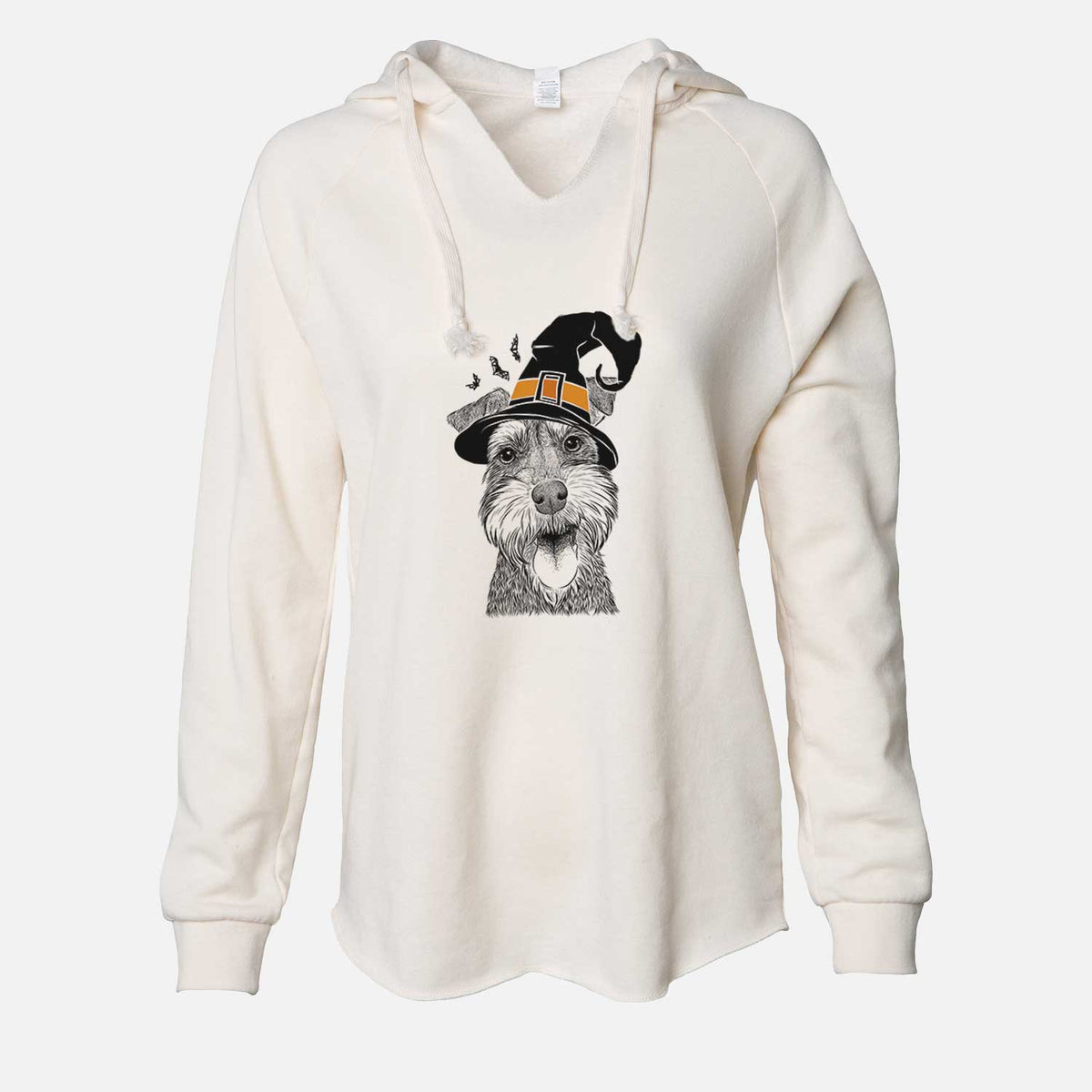 Witch Bernadette the Mini Schnauzer - Cali Wave Hooded Sweatshirt