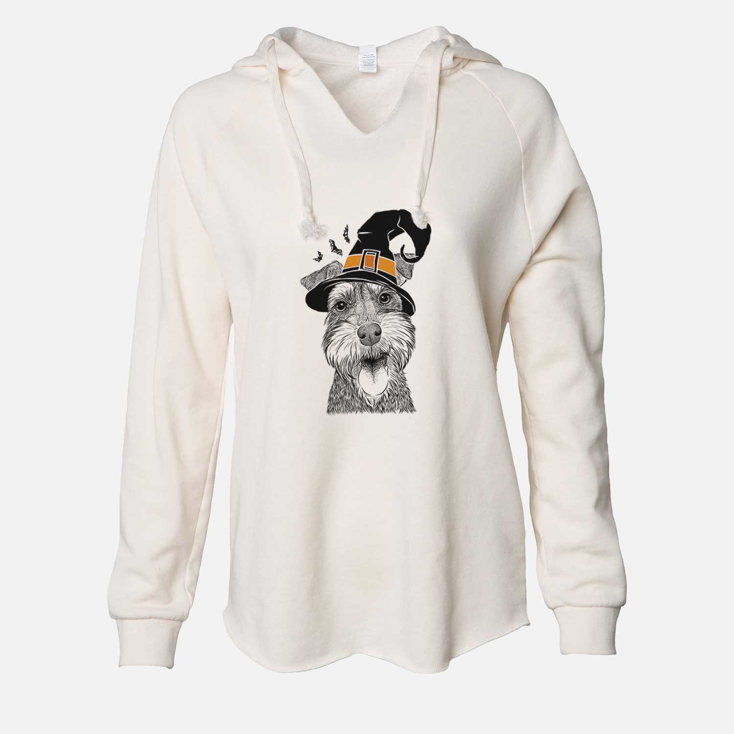 Witch Bernadette the Mini Schnauzer - Cali Wave Hooded Sweatshirt