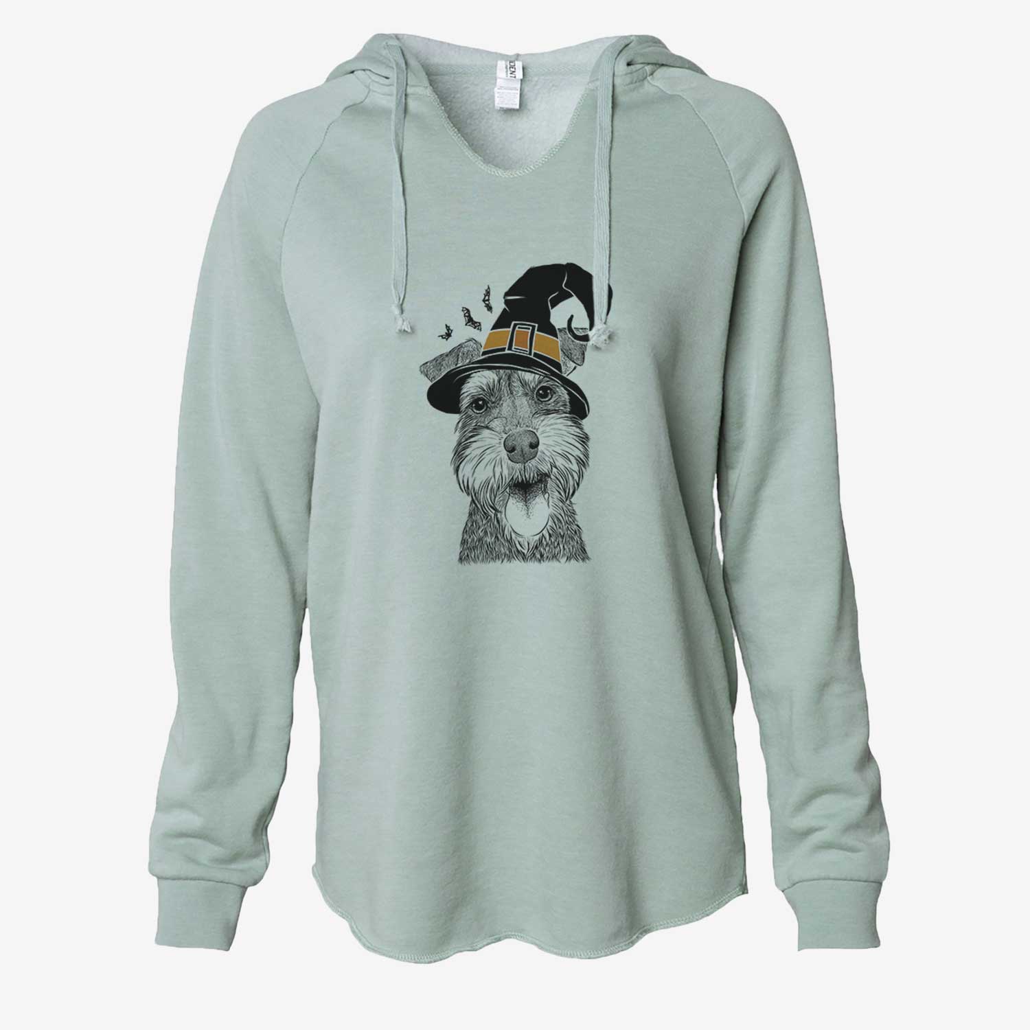 Witch Bernadette the Mini Schnauzer - Cali Wave Hooded Sweatshirt