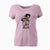 Witch Bernadette the Mini Schnauzer - Women's V-neck Shirt