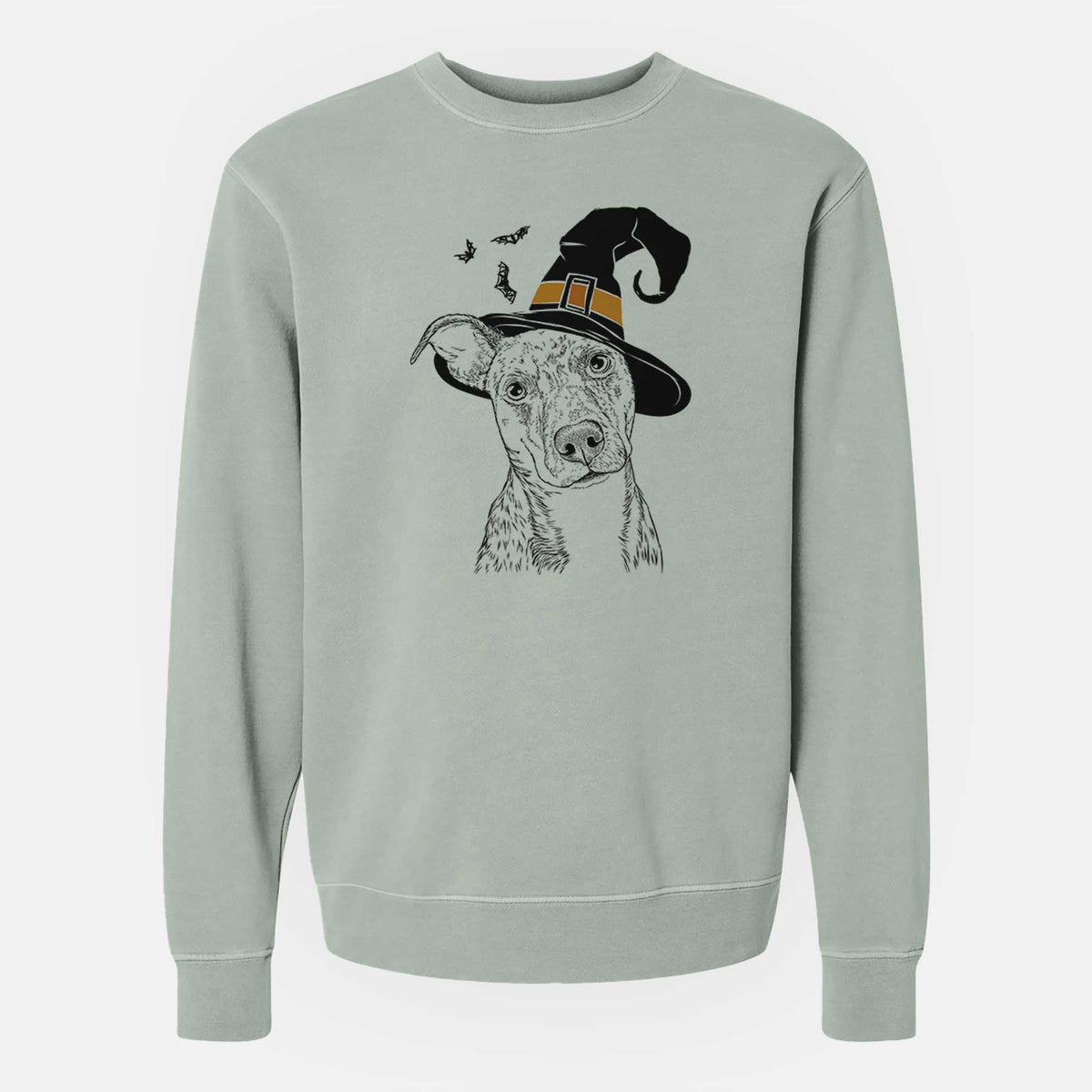 Witch Bianca the Mixed Breed - Unisex Pigment Dyed Crew Sweatshirt