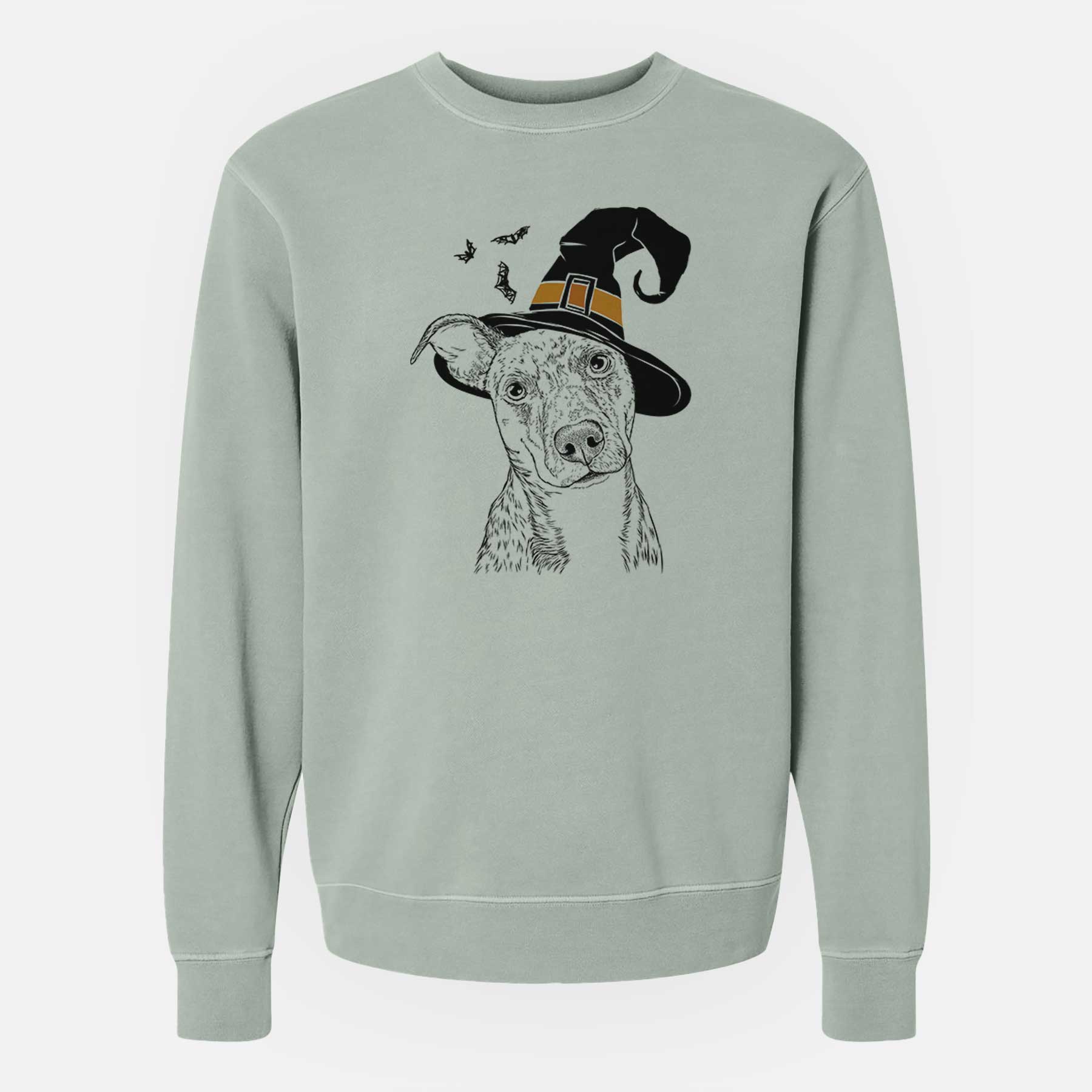 Witch Bianca the Mixed Breed - Unisex Pigment Dyed Crew Sweatshirt