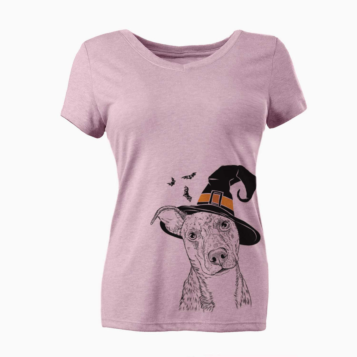 Witch Bianca the Mixed Breed - Women's V-neck Shirt