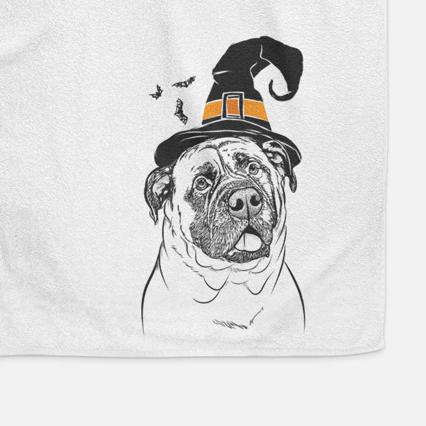 Big P the English Mastiff Decorative Hand Towel