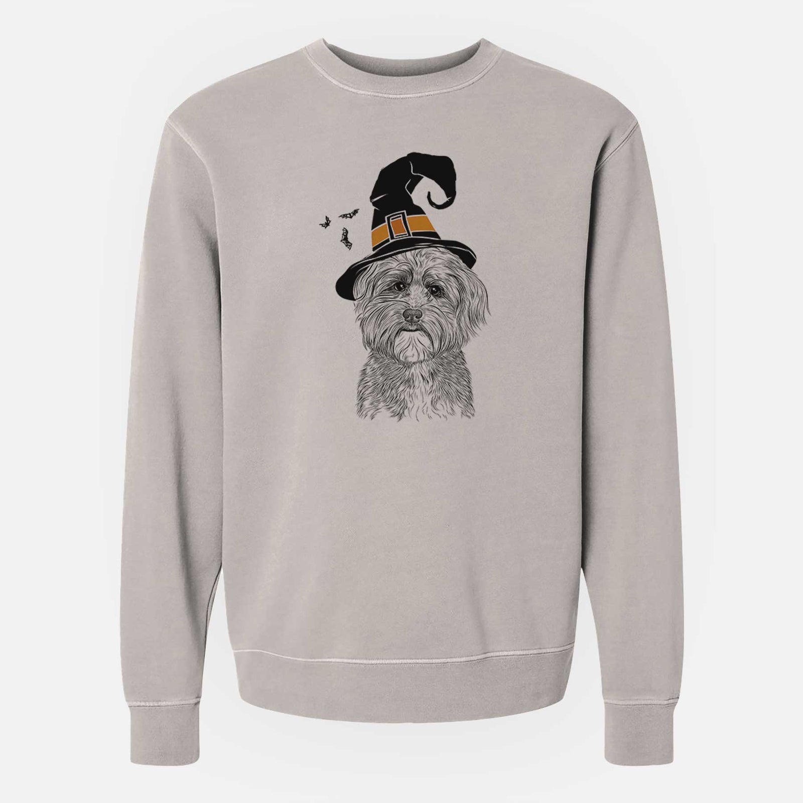 Witch Bingo the Mixed Breed - Unisex Pigment Dyed Crew Sweatshirt