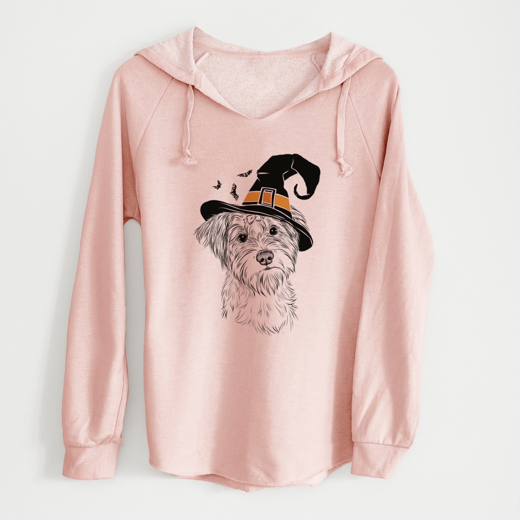 Witch Birdee the Schnauzer Mix - Cali Wave Hooded Sweatshirt