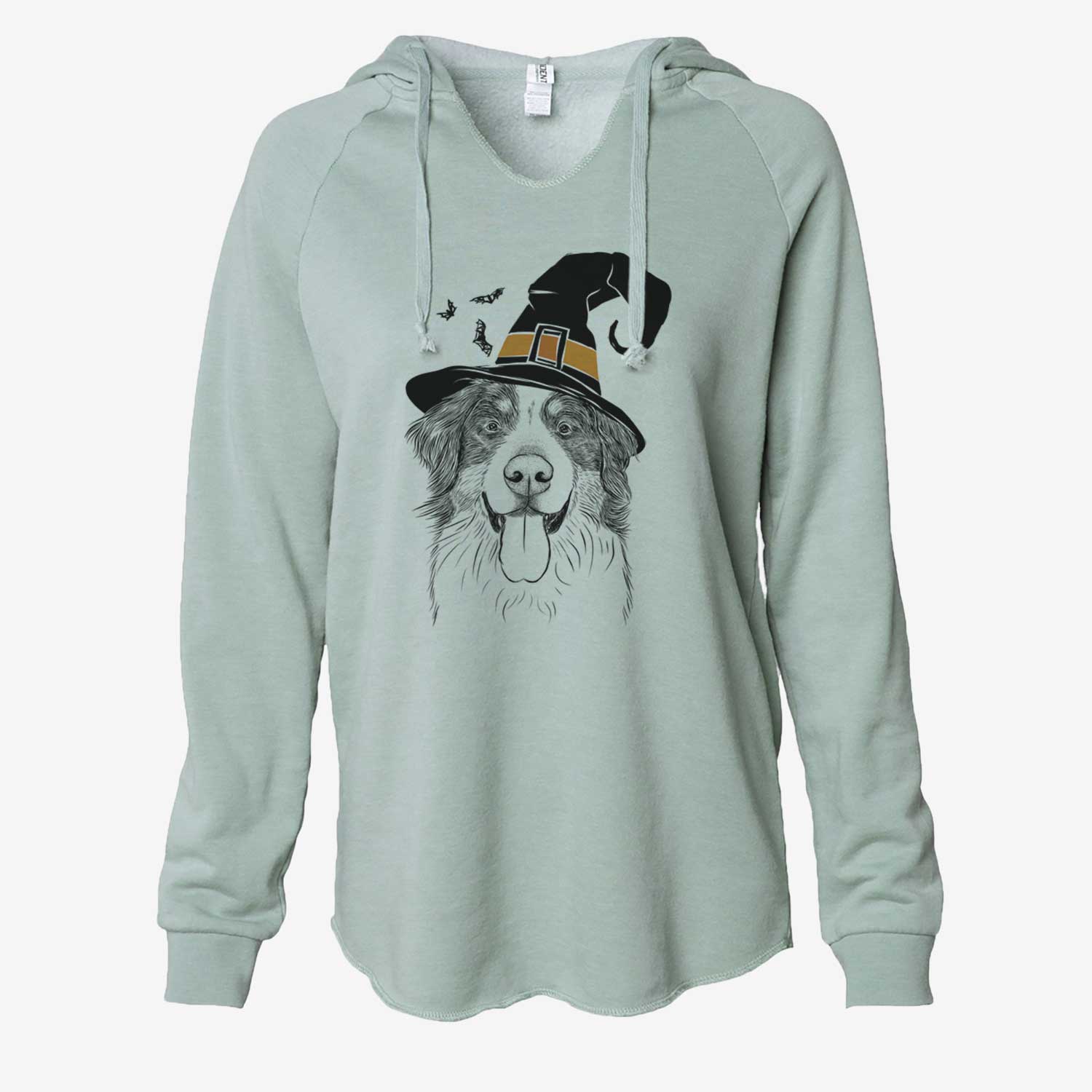 Witch Blaze the Bernese Mountain Dog - Cali Wave Hooded Sweatshirt