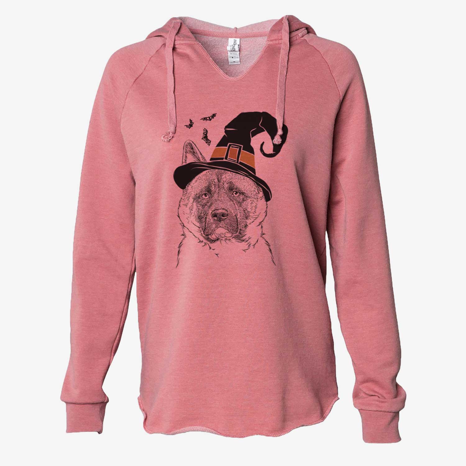 Witch Bo the American Akita - Cali Wave Hooded Sweatshirt