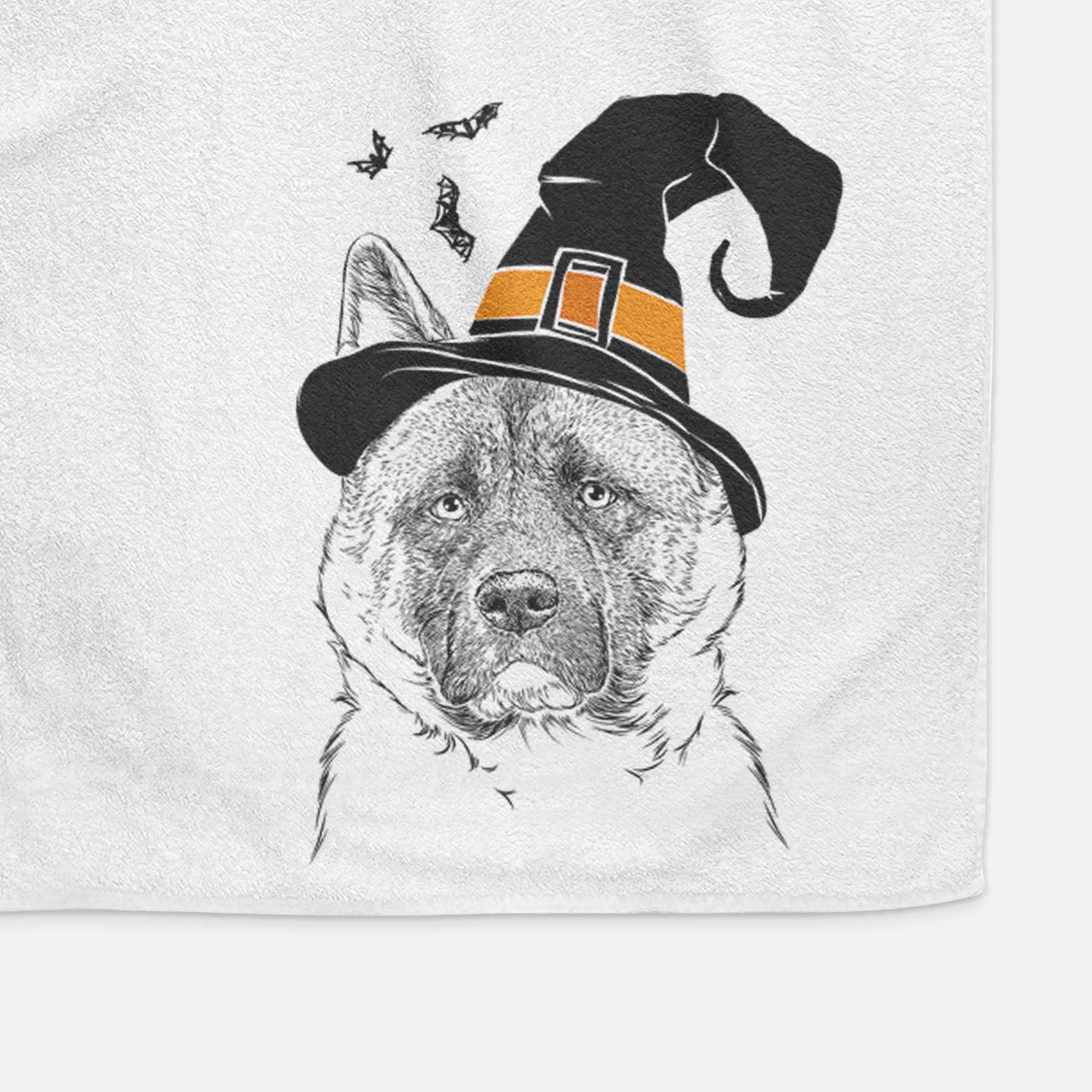 Bo the American Akita Decorative Hand Towel