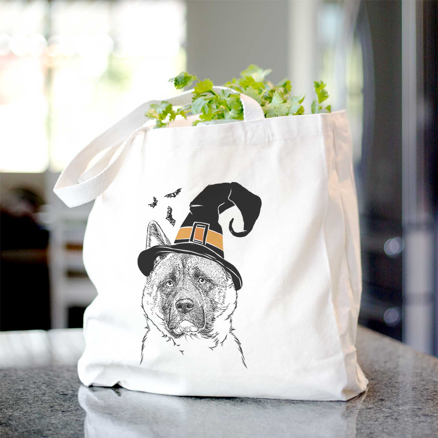 Bo the American Akita - Tote Bag