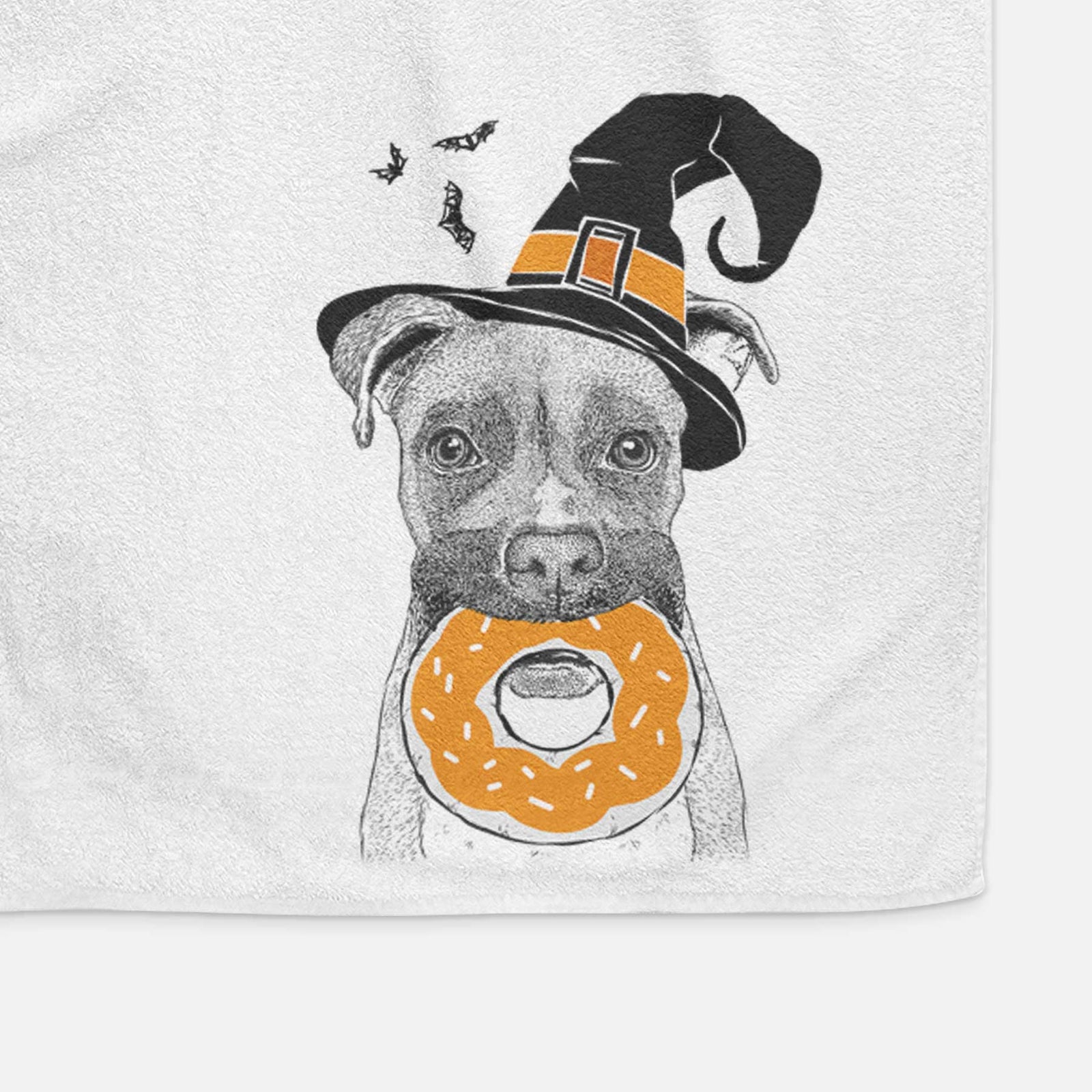 Bo the Boxer Decorative Hand Towel