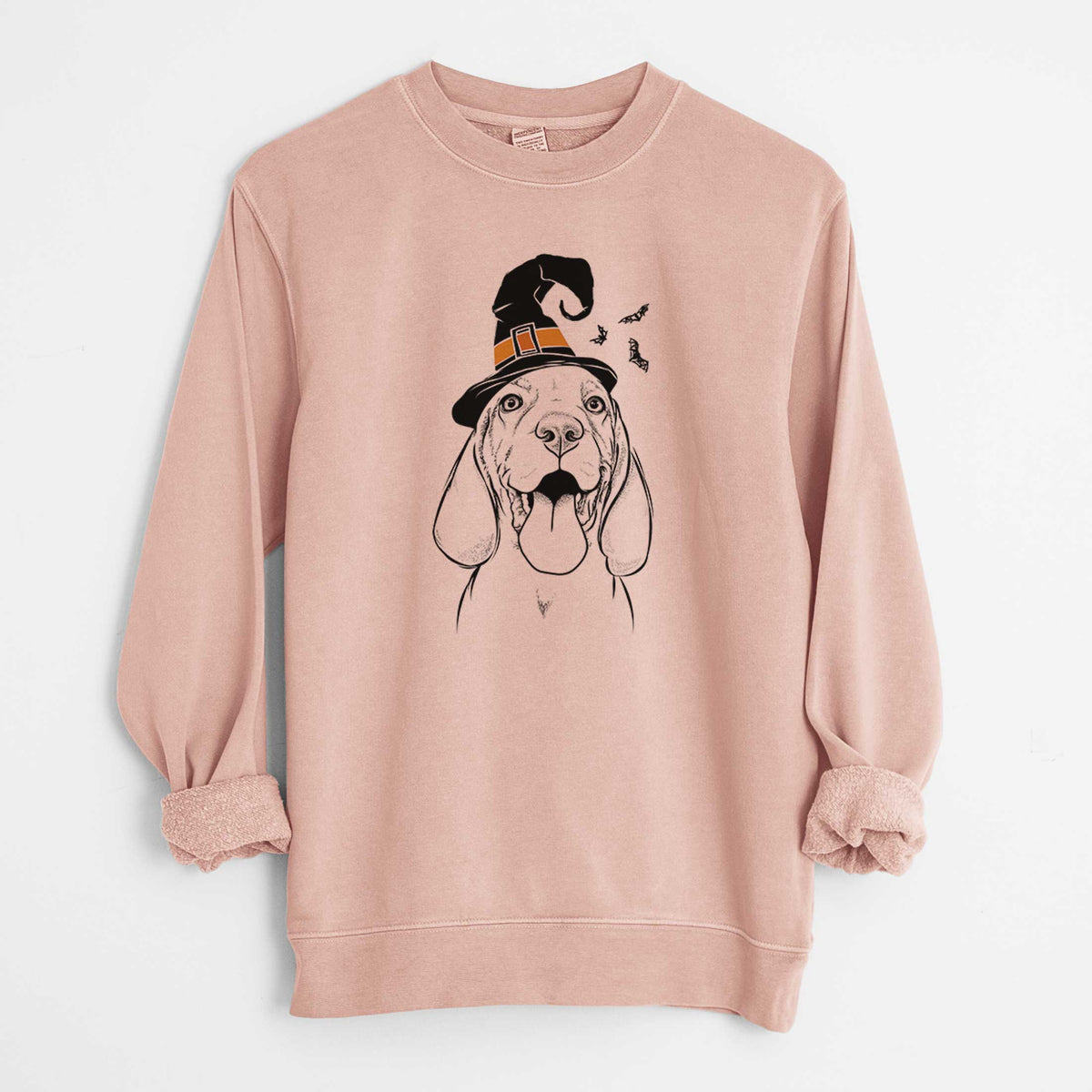 Witch Bodi the Vizsla - Unisex Pigment Dyed Crew Sweatshirt