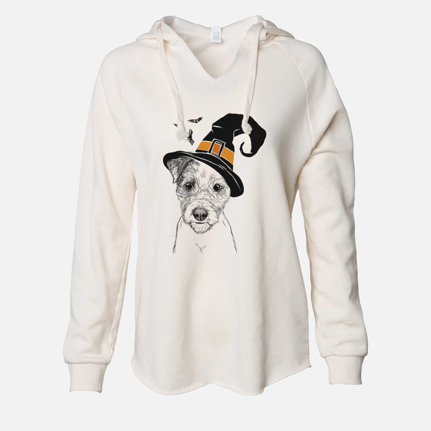 Witch Bogart the Parson Russell Terrier - Cali Wave Hooded Sweatshirt