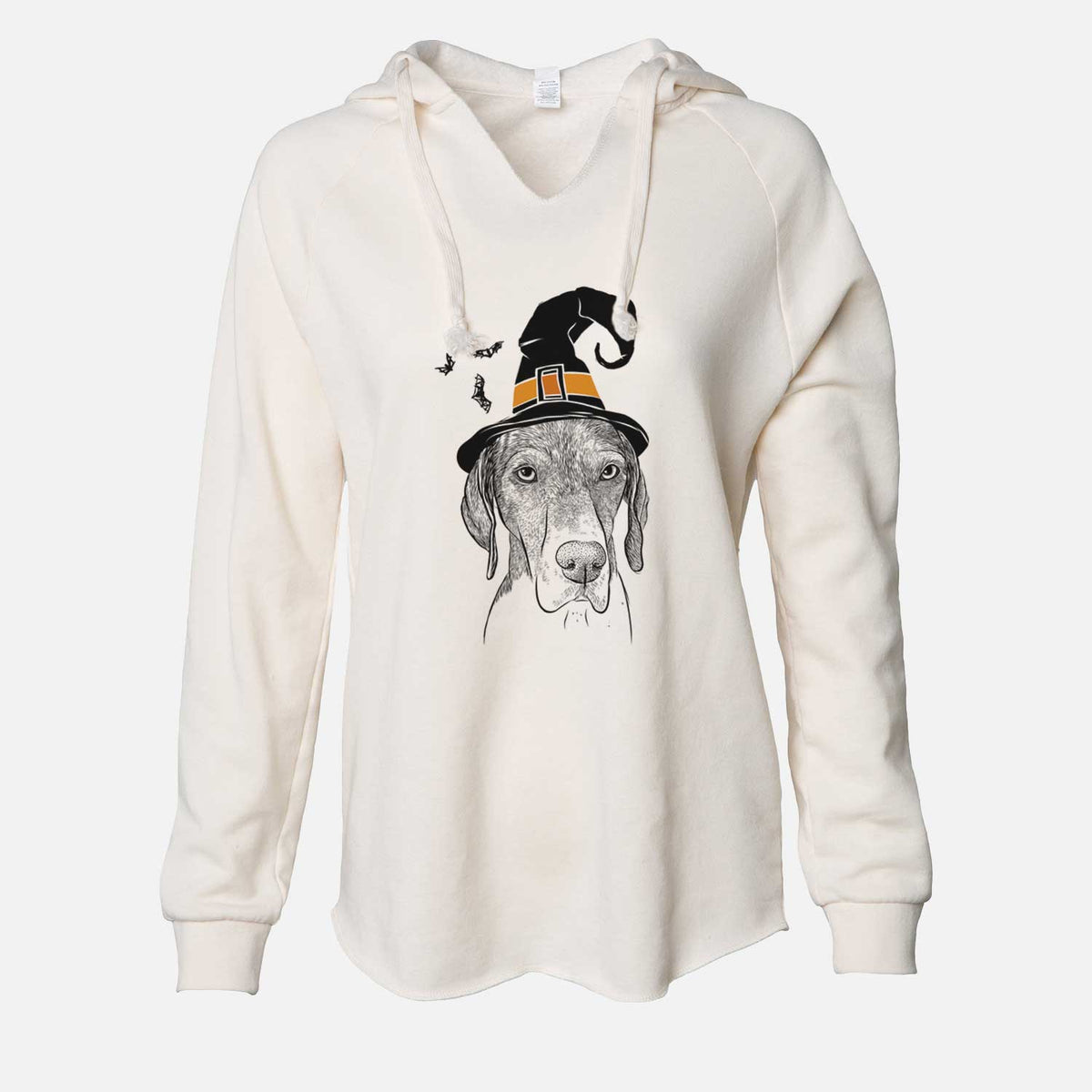 Witch Bohdi the German Shorthaired Pointer - Cali Wave Hooded Sweatshirt