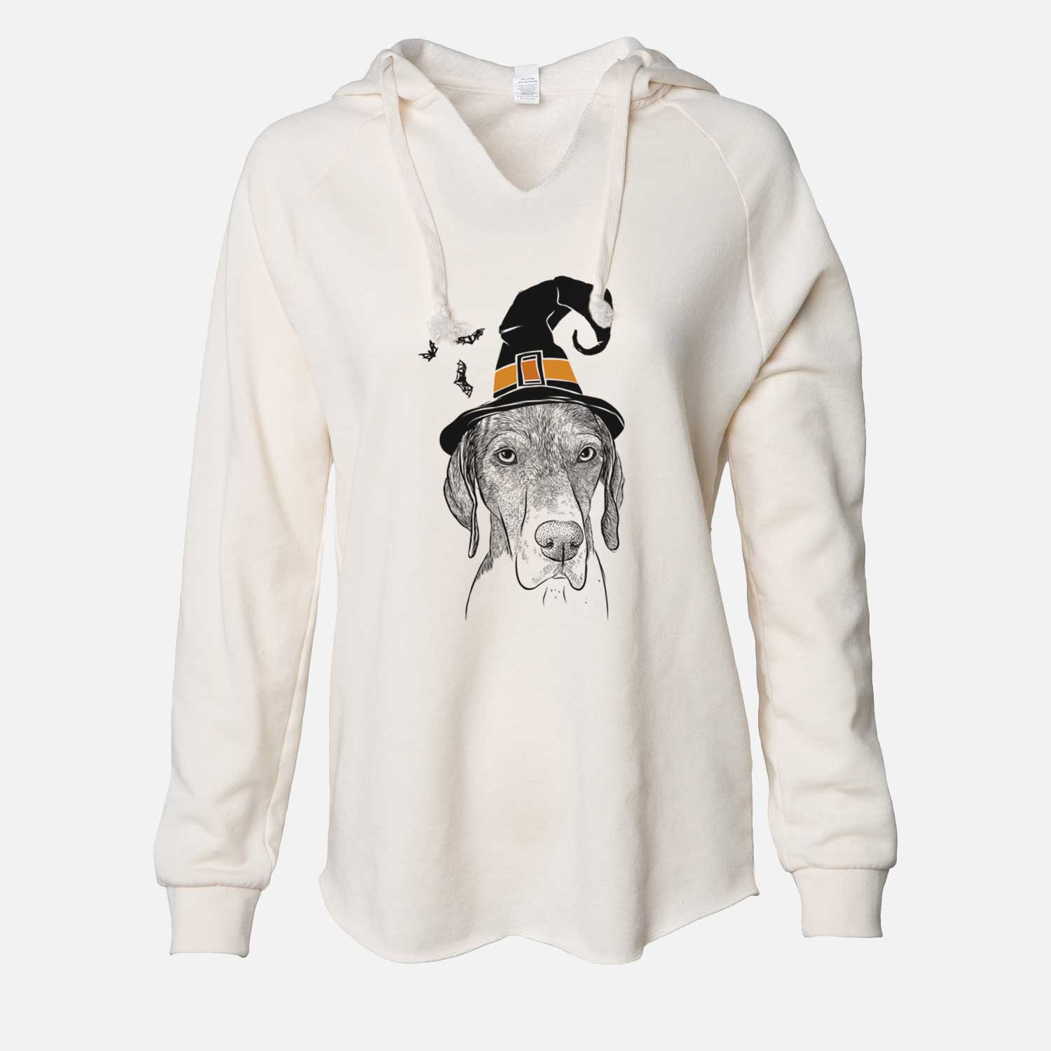 Witch Bohdi the German Shorthaired Pointer - Cali Wave Hooded Sweatshirt