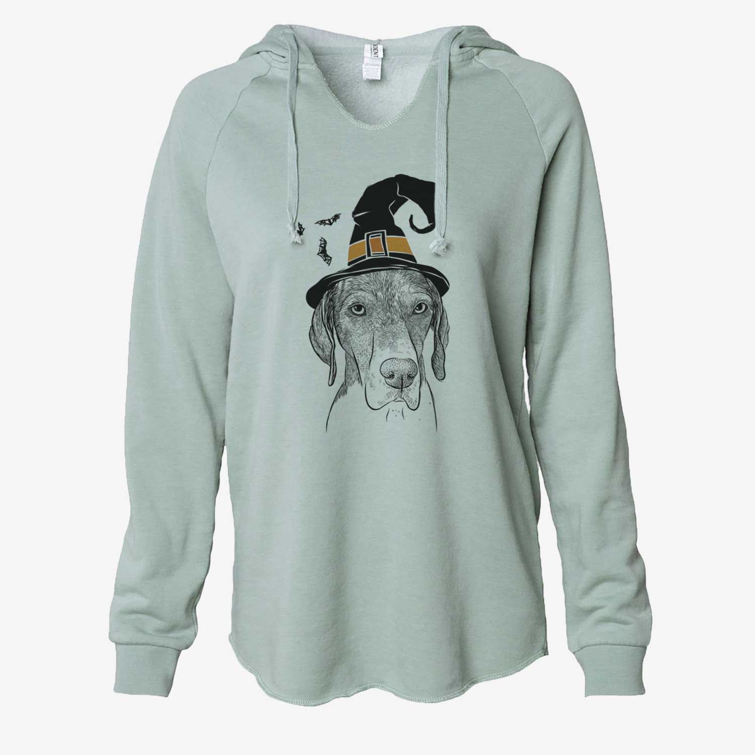 Witch Bohdi the German Shorthaired Pointer - Cali Wave Hooded Sweatshirt