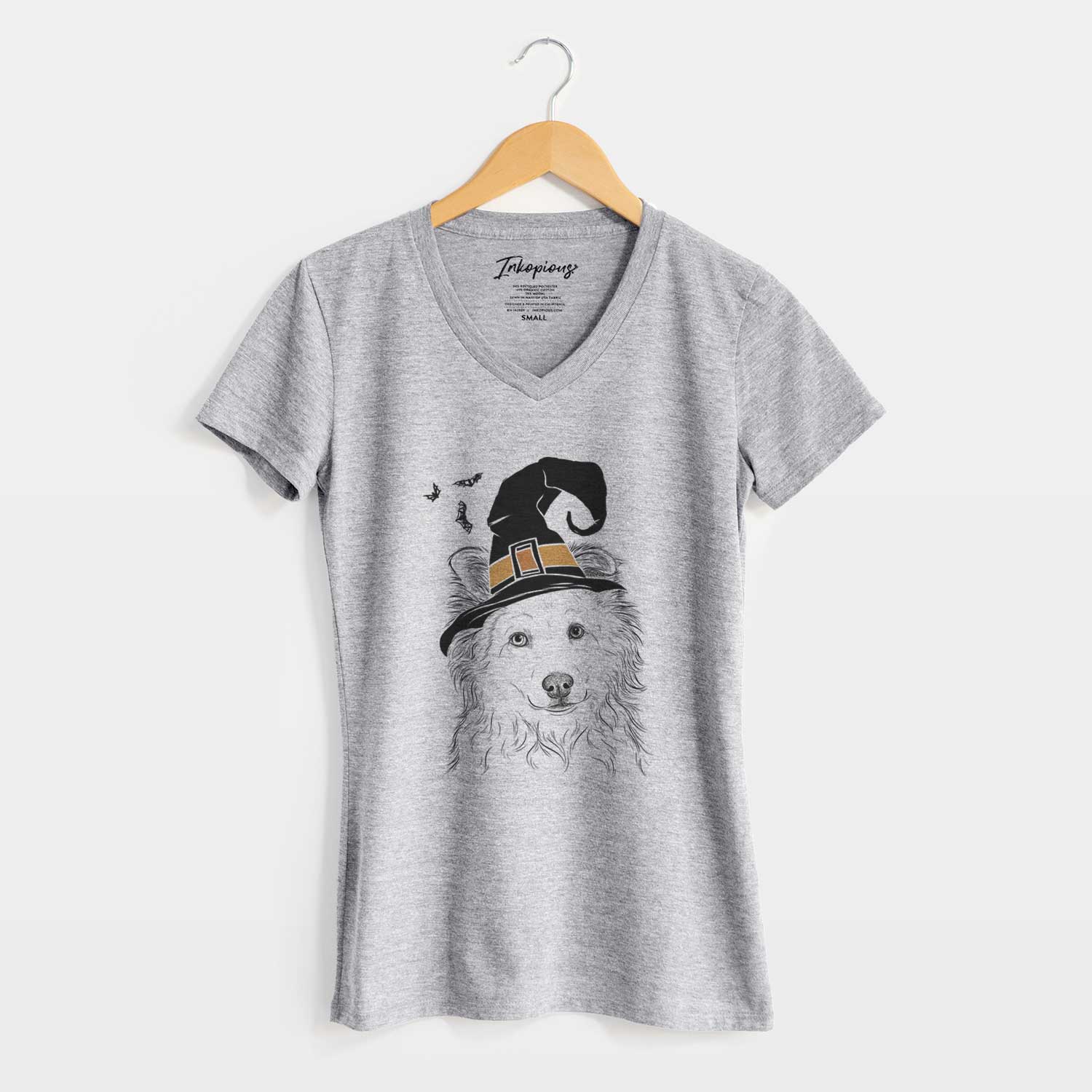 Witch Bonsai the Mixed Breed - Women's V-neck Shirt