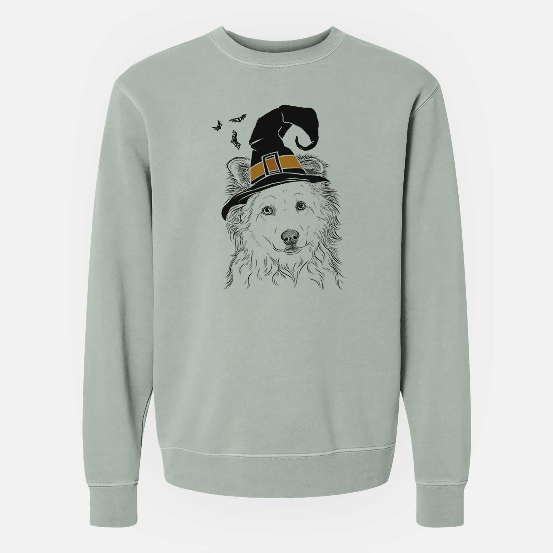 Witch Bonsai the Mixed Breed - Unisex Pigment Dyed Crew Sweatshirt