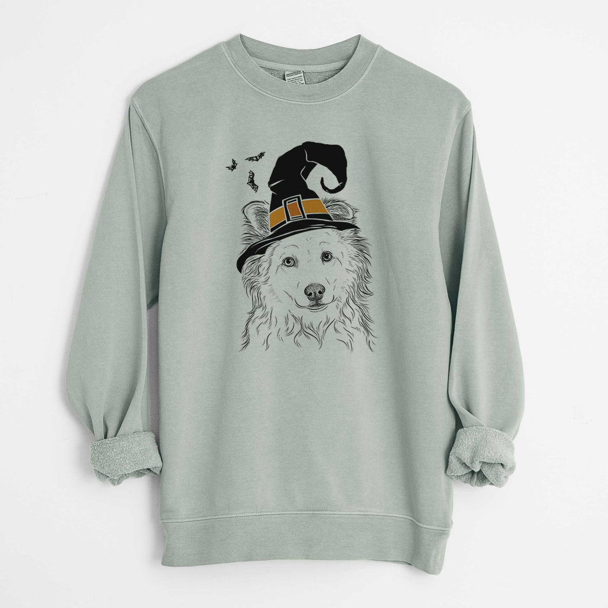 Witch Bonsai the Mixed Breed - Unisex Pigment Dyed Crew Sweatshirt