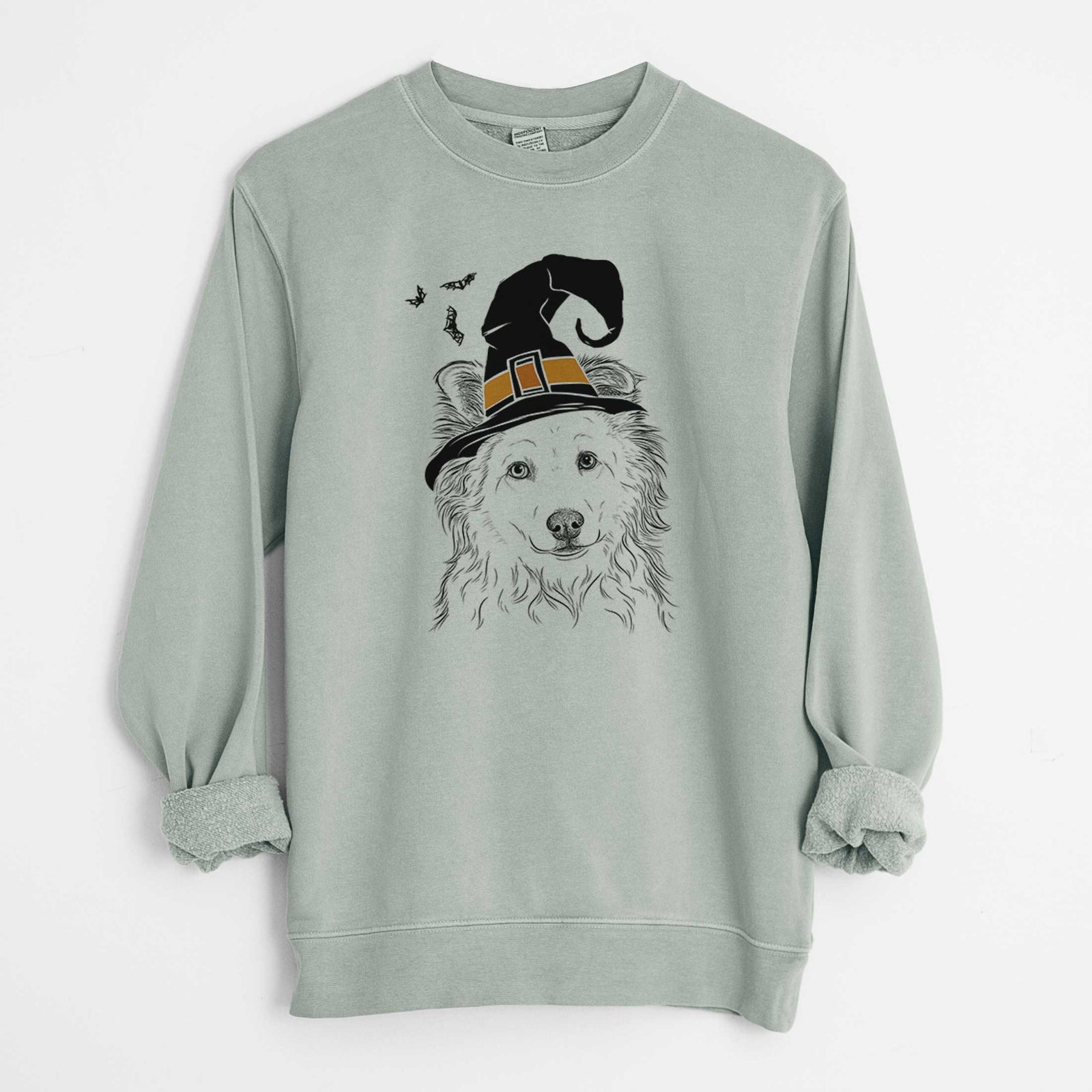 Witch Bonsai the Mixed Breed - Unisex Pigment Dyed Crew Sweatshirt