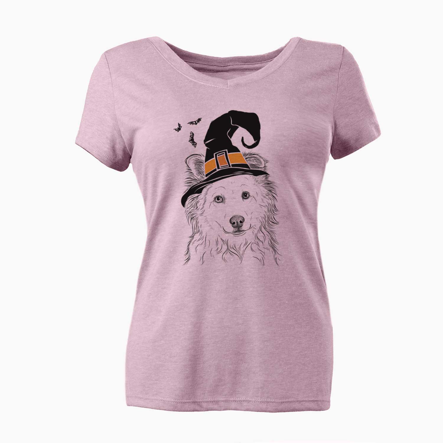 Witch Bonsai the Mixed Breed - Women's V-neck Shirt