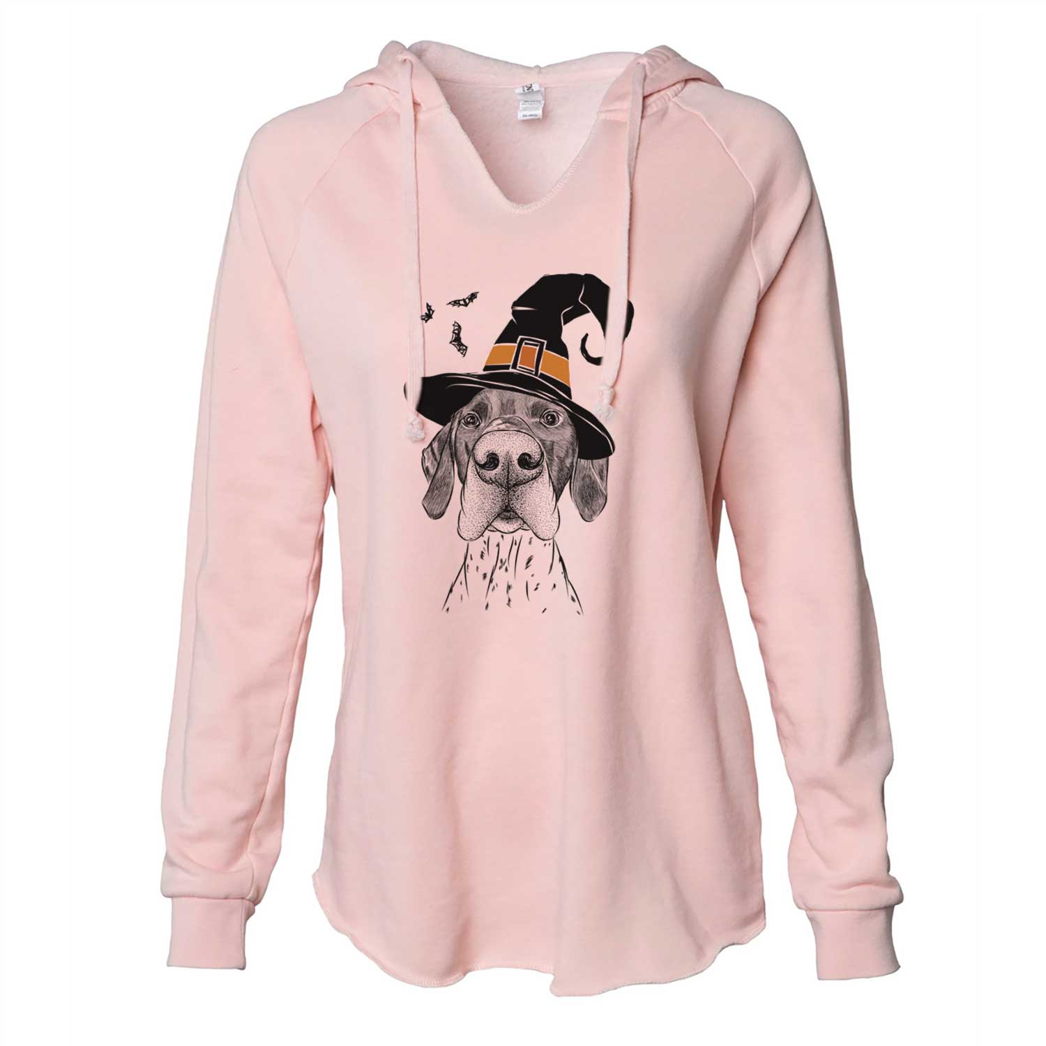 Witch Booze the German Shorthaired Pointer - Cali Wave Hooded Sweatshirt