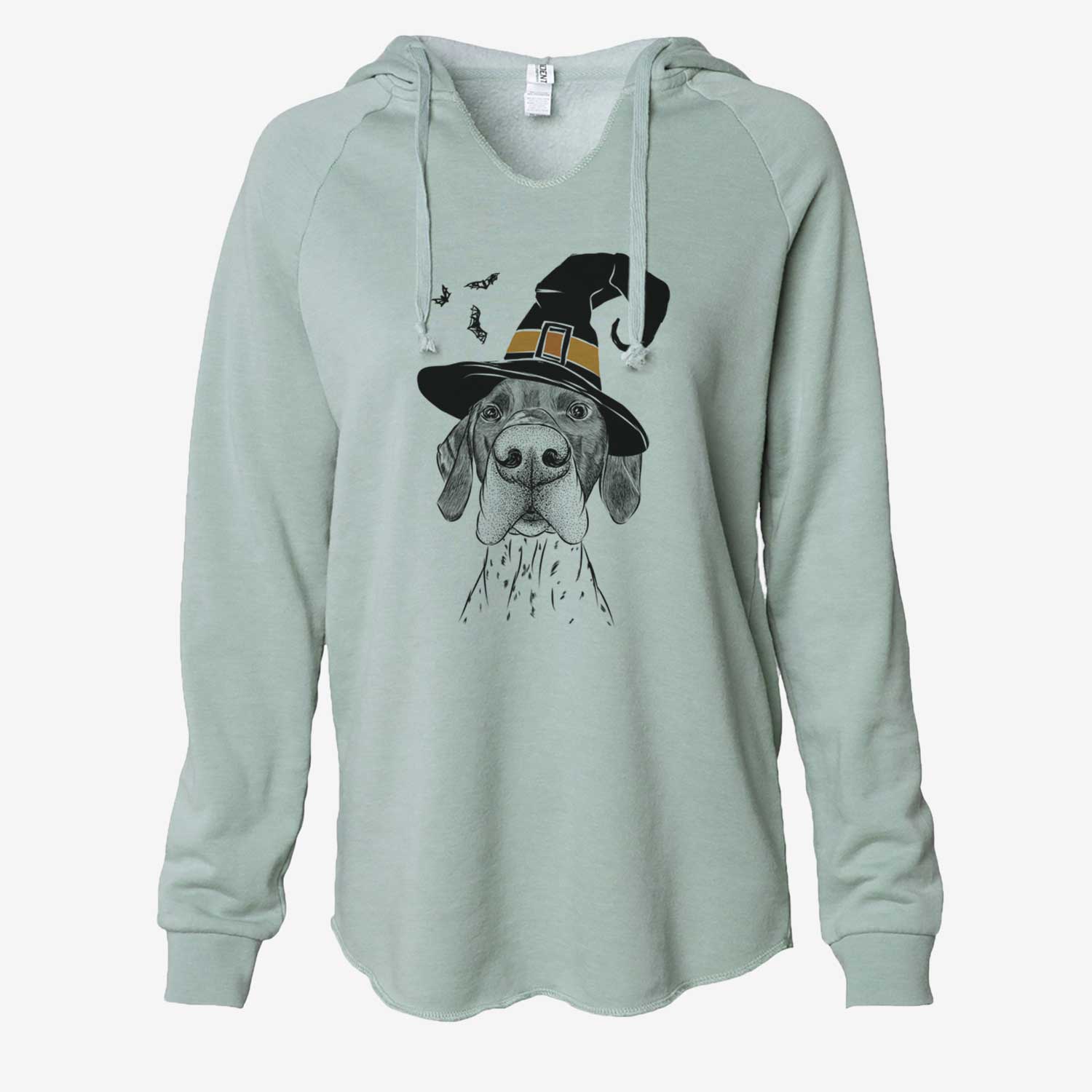 Witch Booze the German Shorthaired Pointer - Cali Wave Hooded Sweatshirt