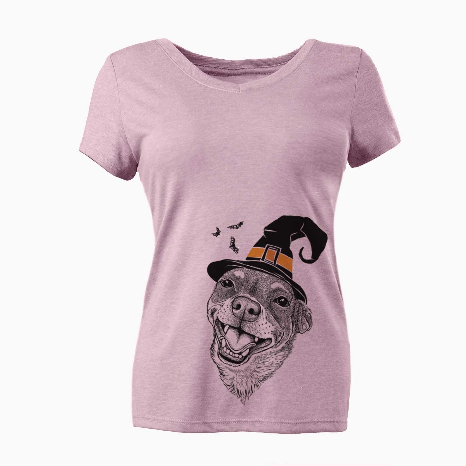 Witch Boss the Chihuahua - Women's V-neck Shirt