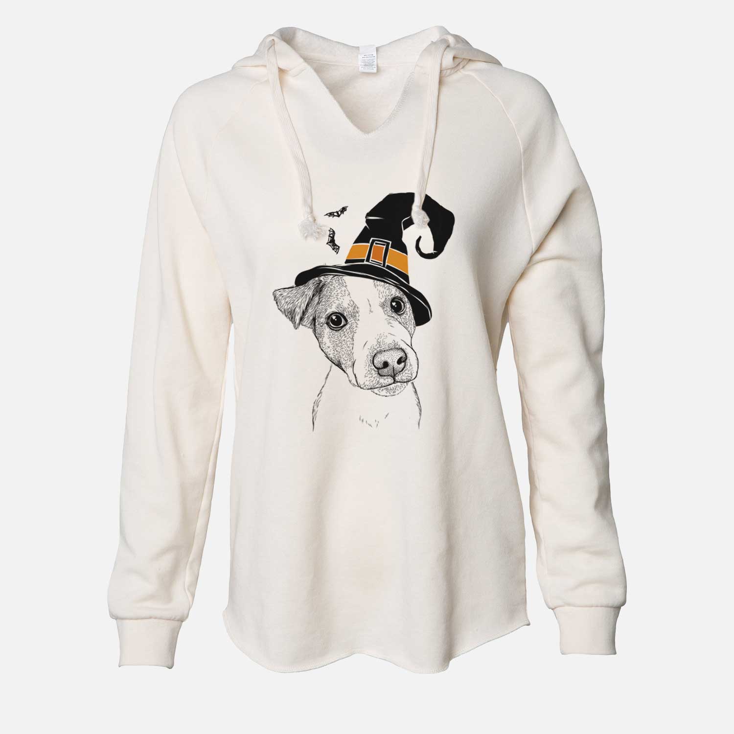 Witch Bosse the Jack Russell Terrier - Cali Wave Hooded Sweatshirt