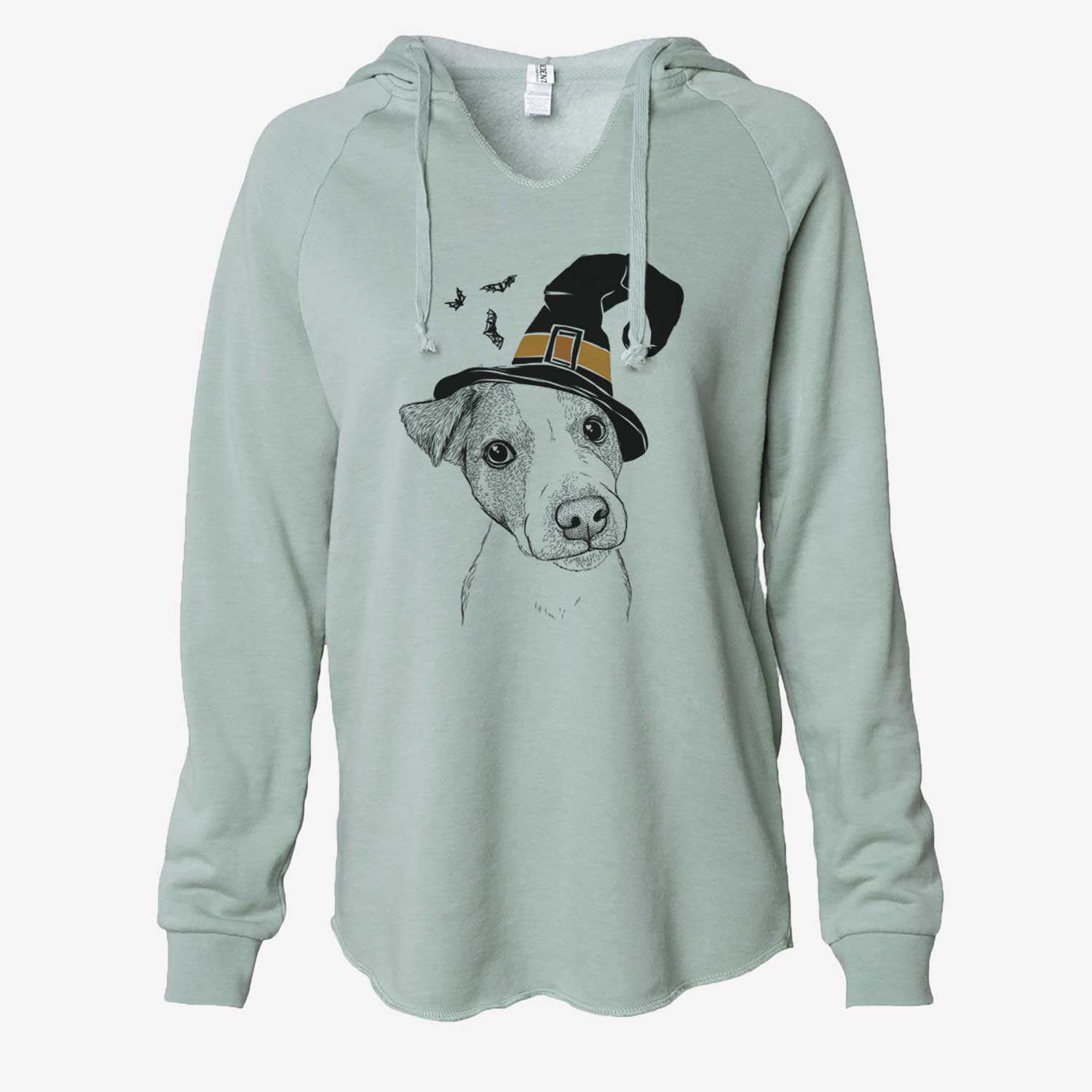 Witch Bosse the Jack Russell Terrier - Cali Wave Hooded Sweatshirt