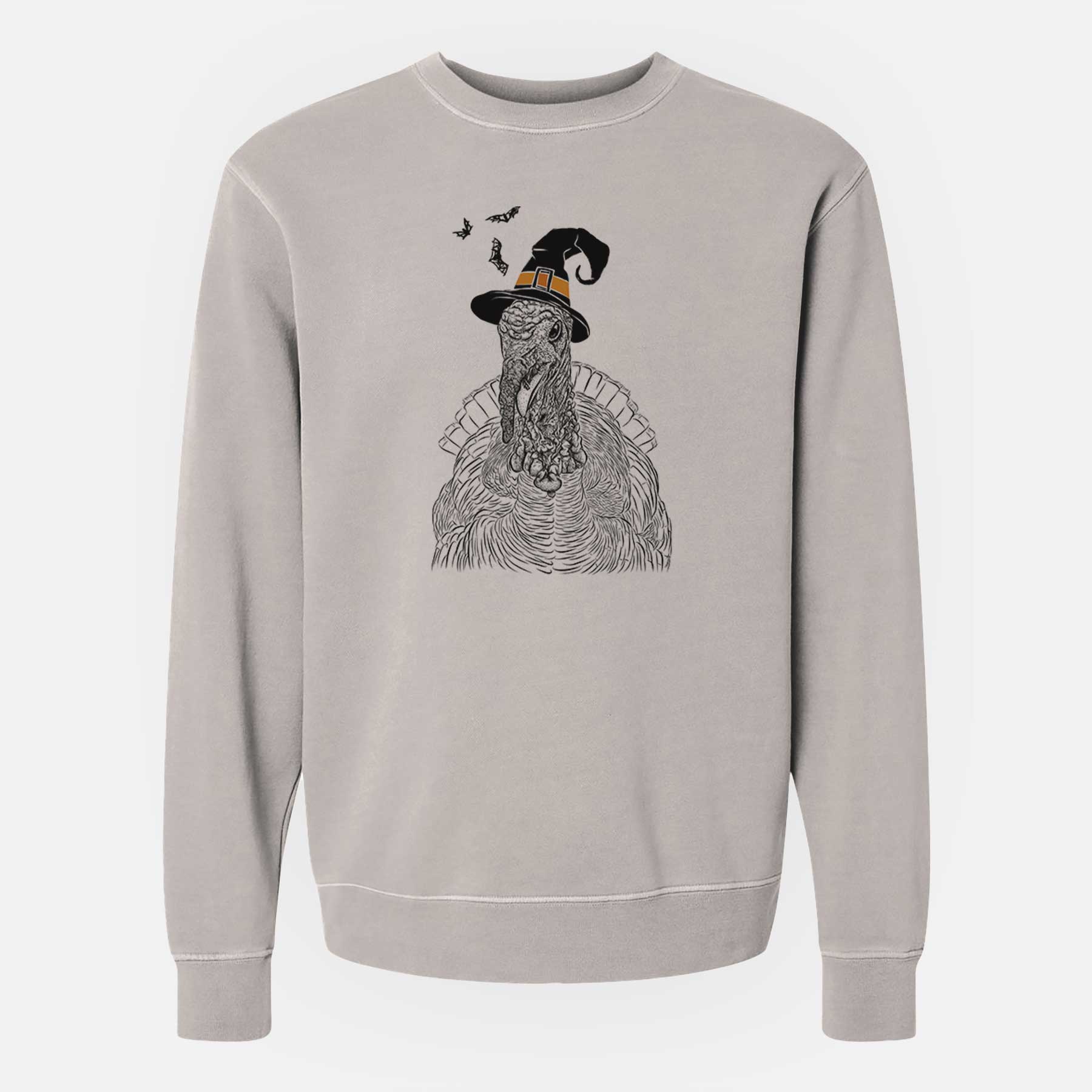 Witch Brady the Turkey - Unisex Pigment Dyed Crew Sweatshirt