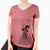 Witch Brady the Turkey - Women's V-neck Shirt