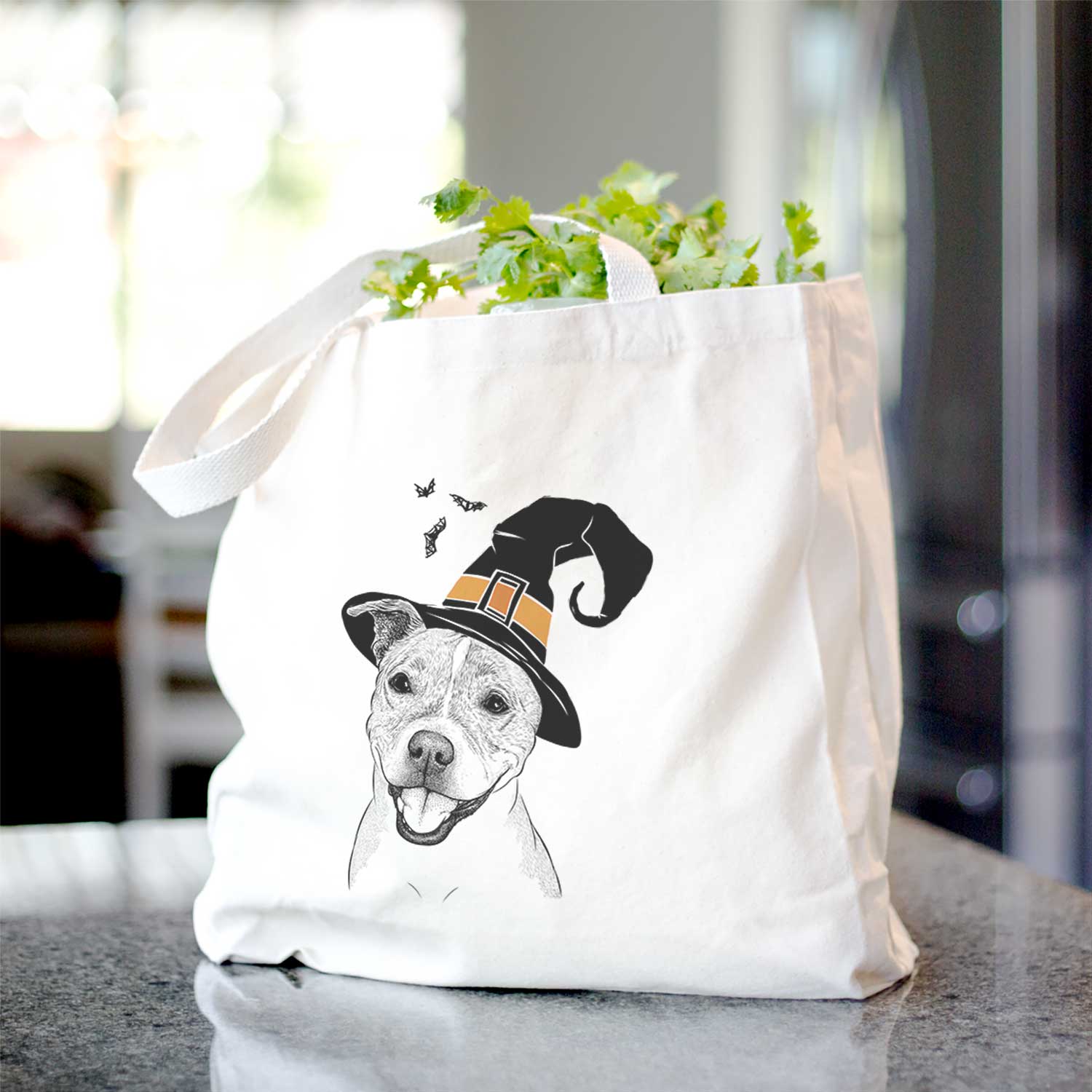 BrookLyn the Staffordshire Bull Terrier - Tote Bag